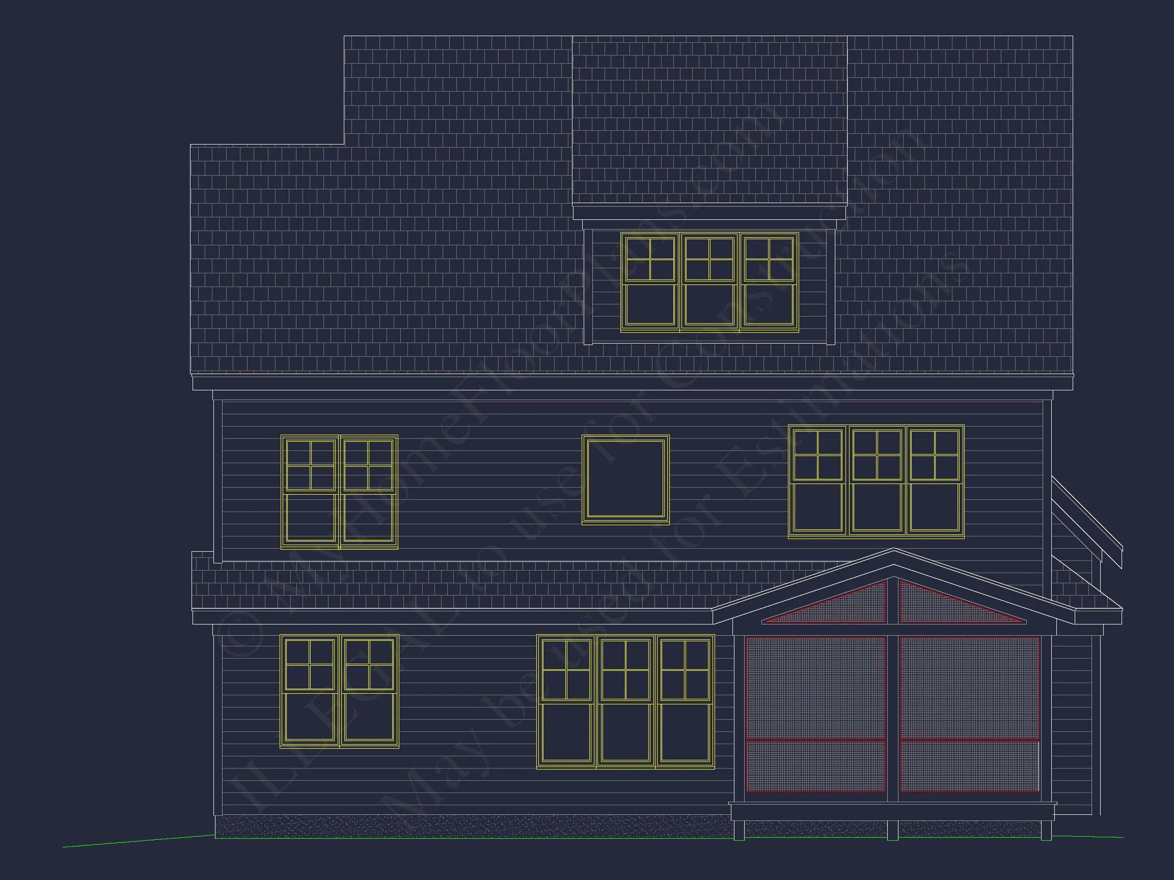 Luxury house Floor Plans with CAD & Blueprint Architecture Designs
