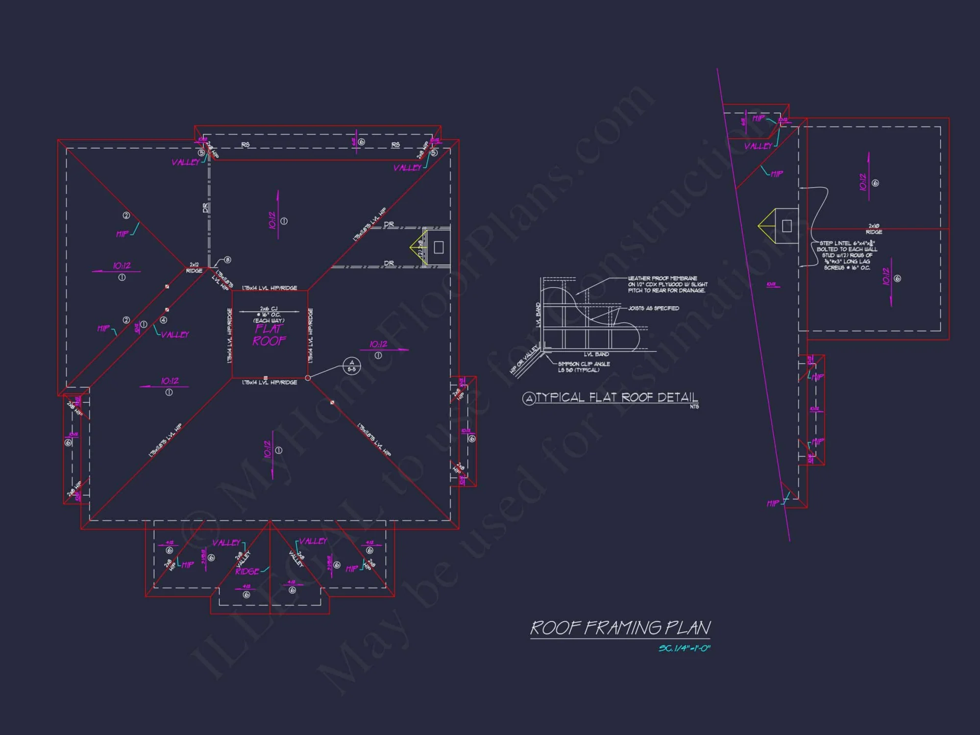 Colonial house Plan with Detailed Blueprint and CAD Designs