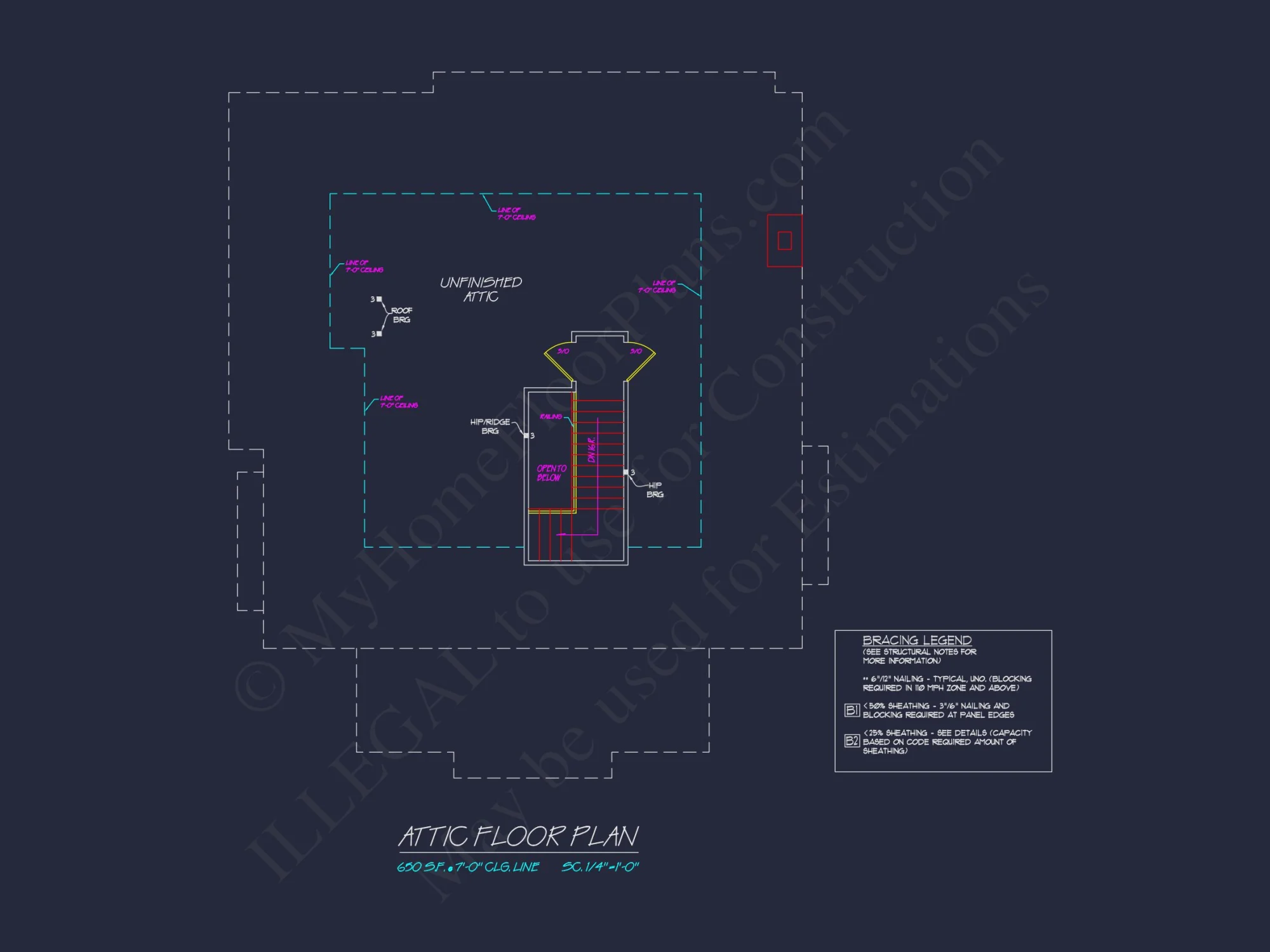 Colonial house Plan with Detailed Blueprint and CAD Designs