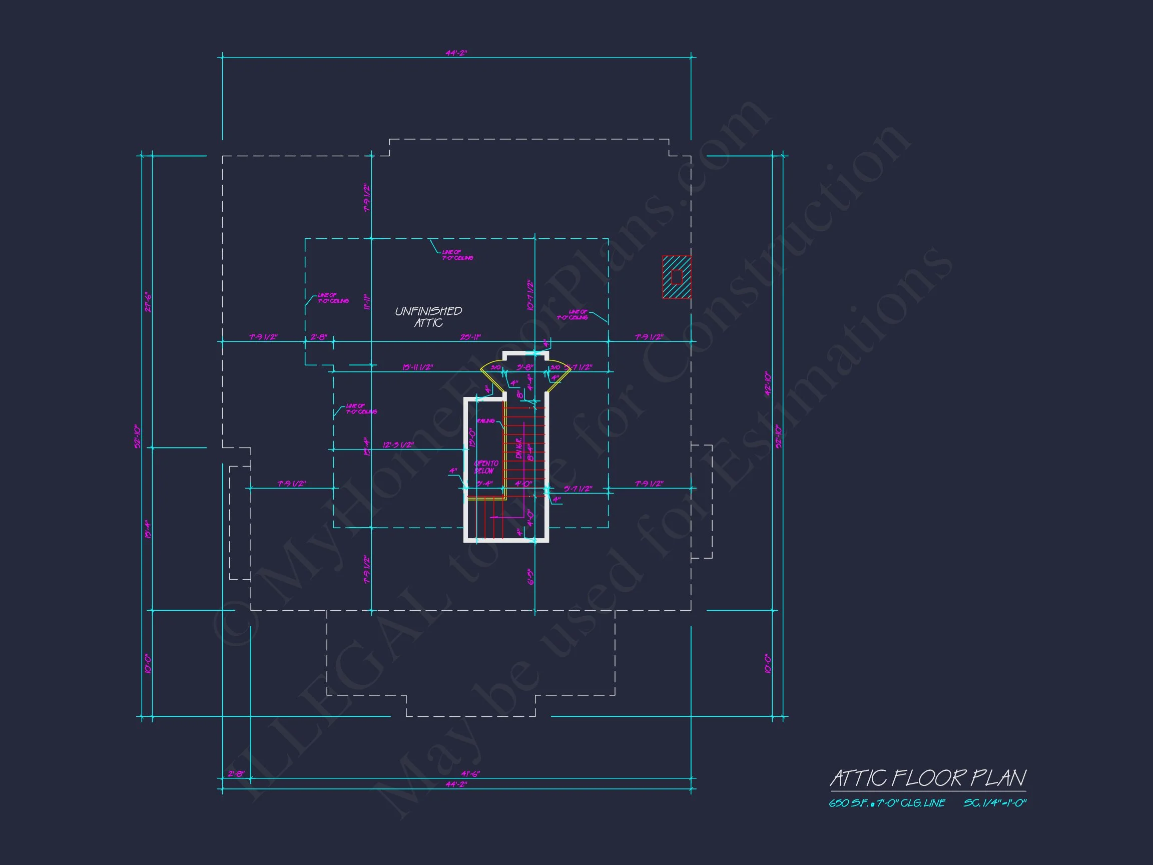 Colonial house Plan with Detailed Blueprint and CAD Designs