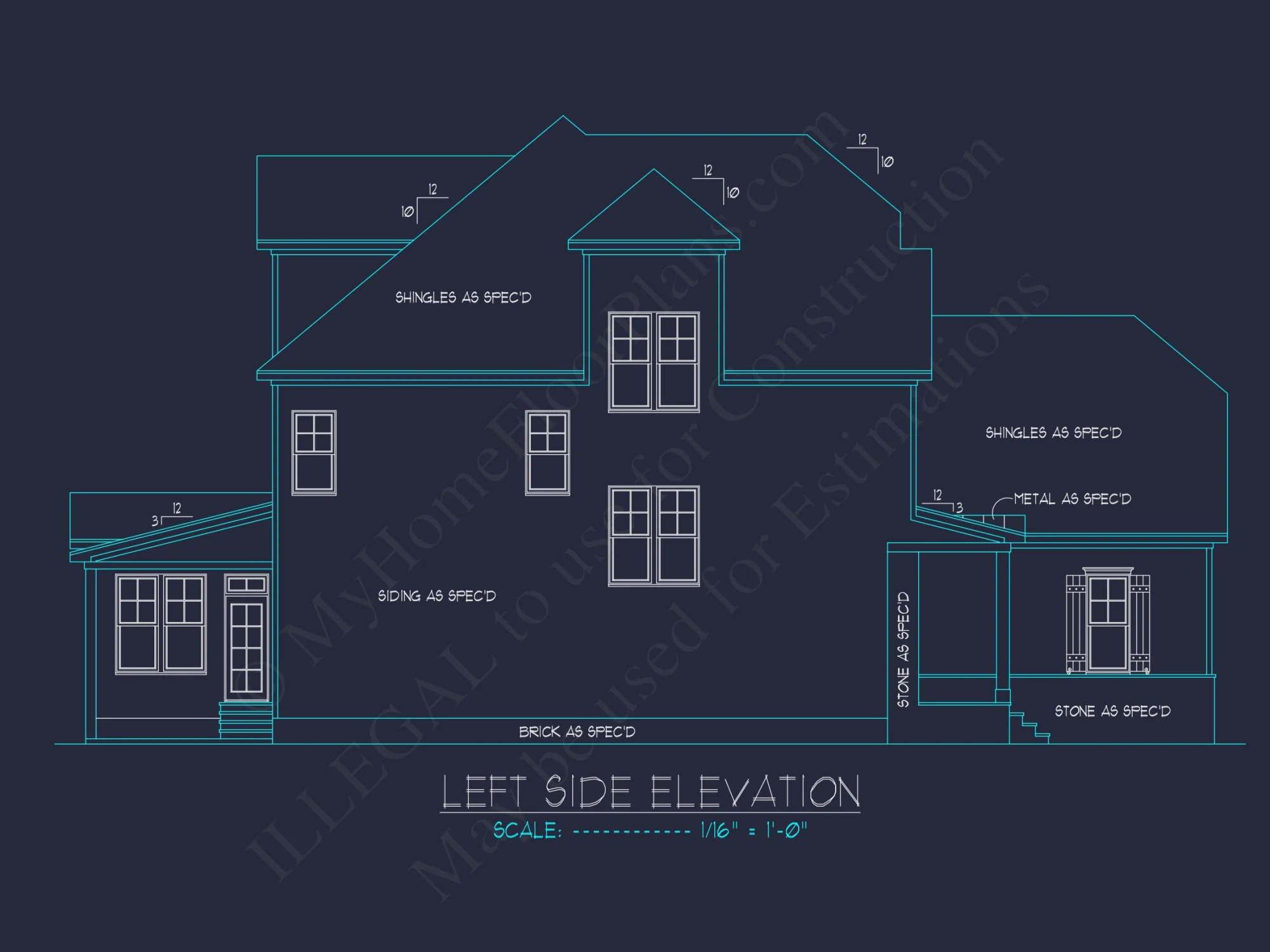 Craftsman house Plan: Spacious 2-Story Floor Blueprint Designs