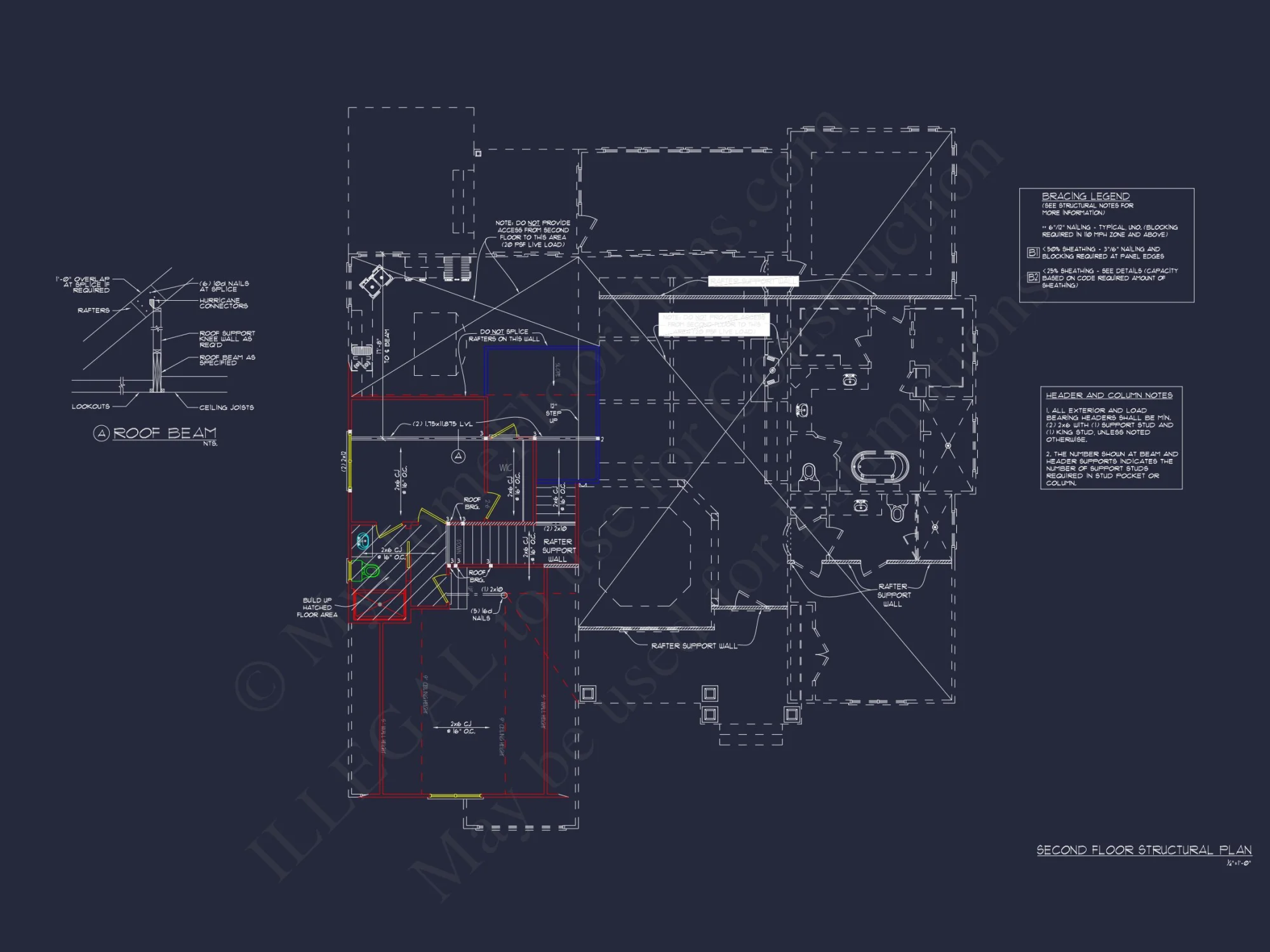Modern house Plan with 2 Floors & CAD Design for 5 Bedrooms