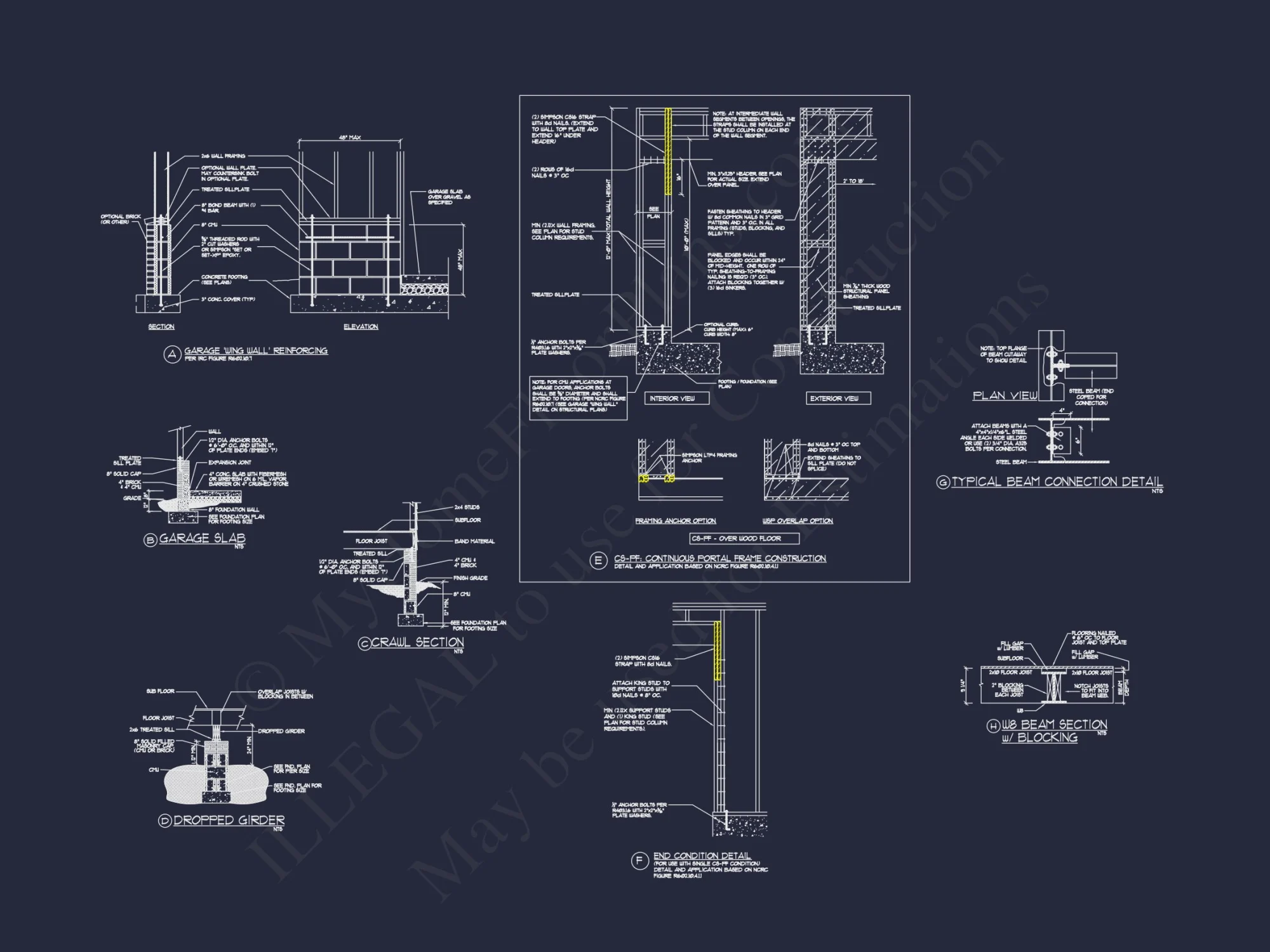 Classic house Floor Plan with Architectural Designs & Features