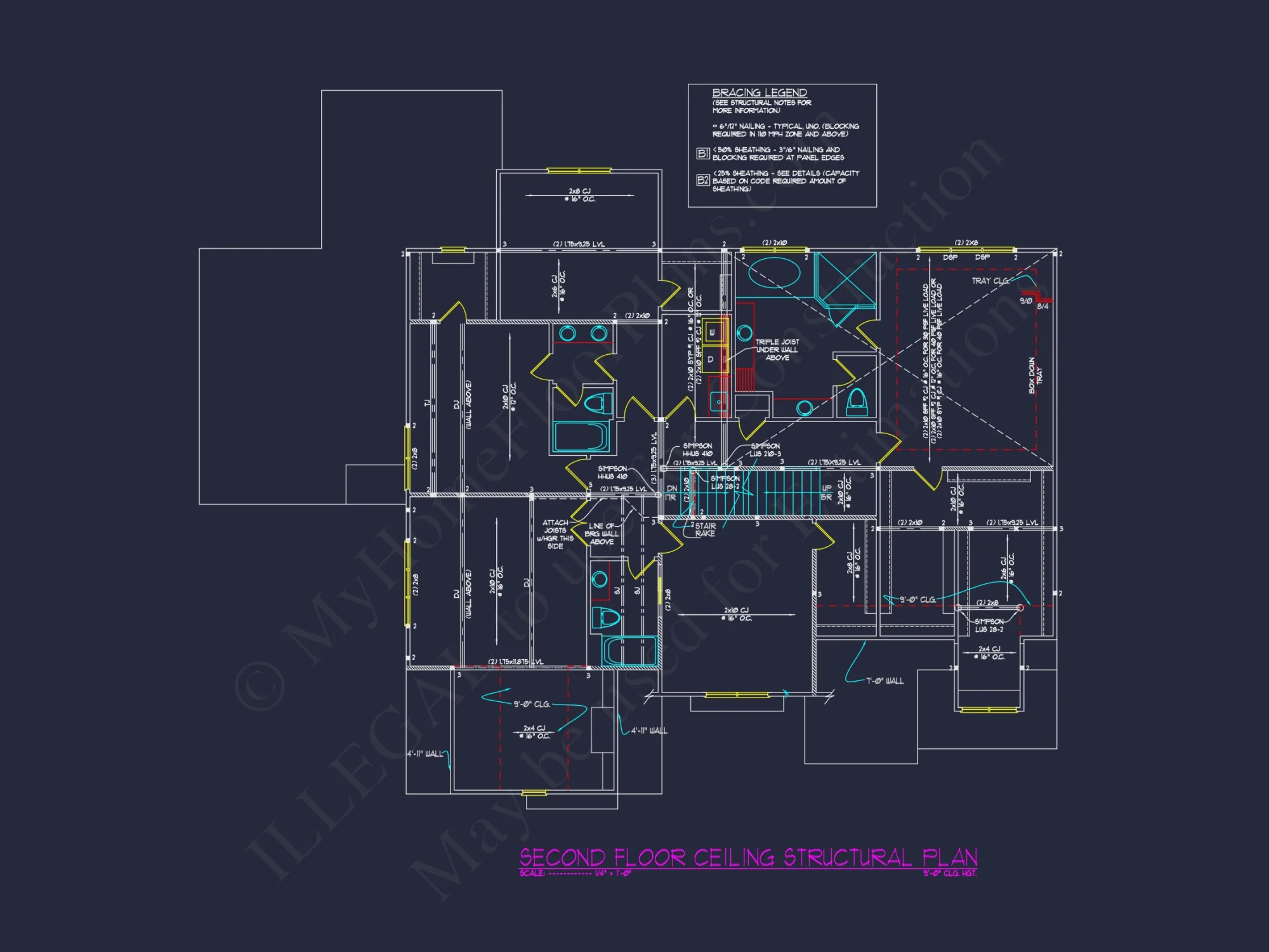Classic house Floor Plan with Architectural Designs & Features