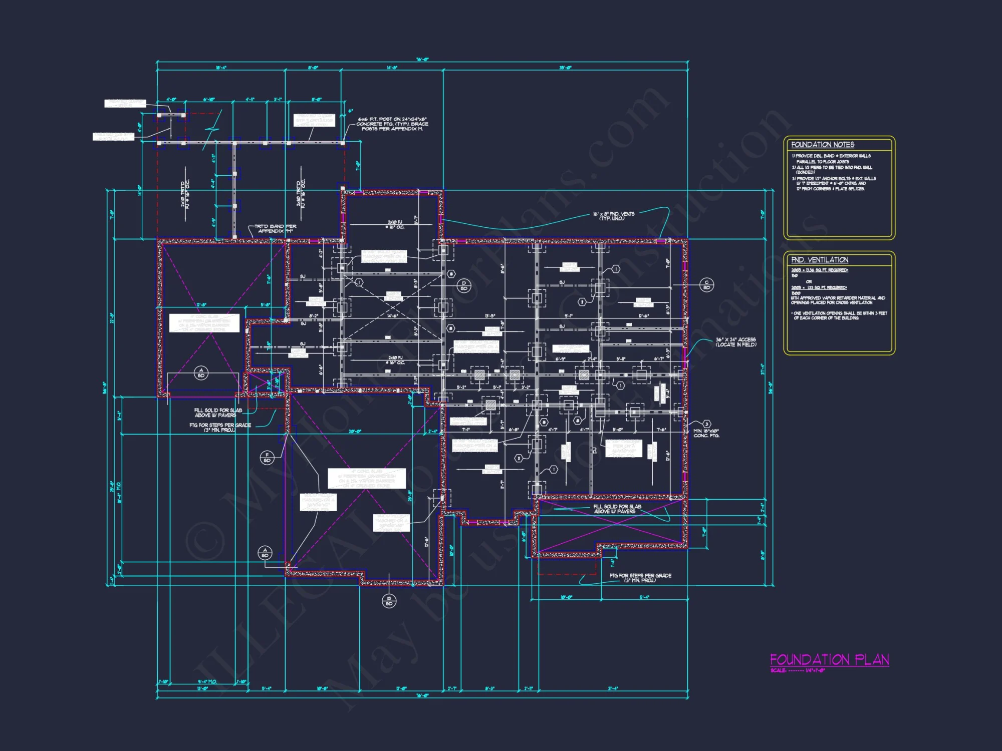 Classic house Floor Plan with Architectural Designs & Features