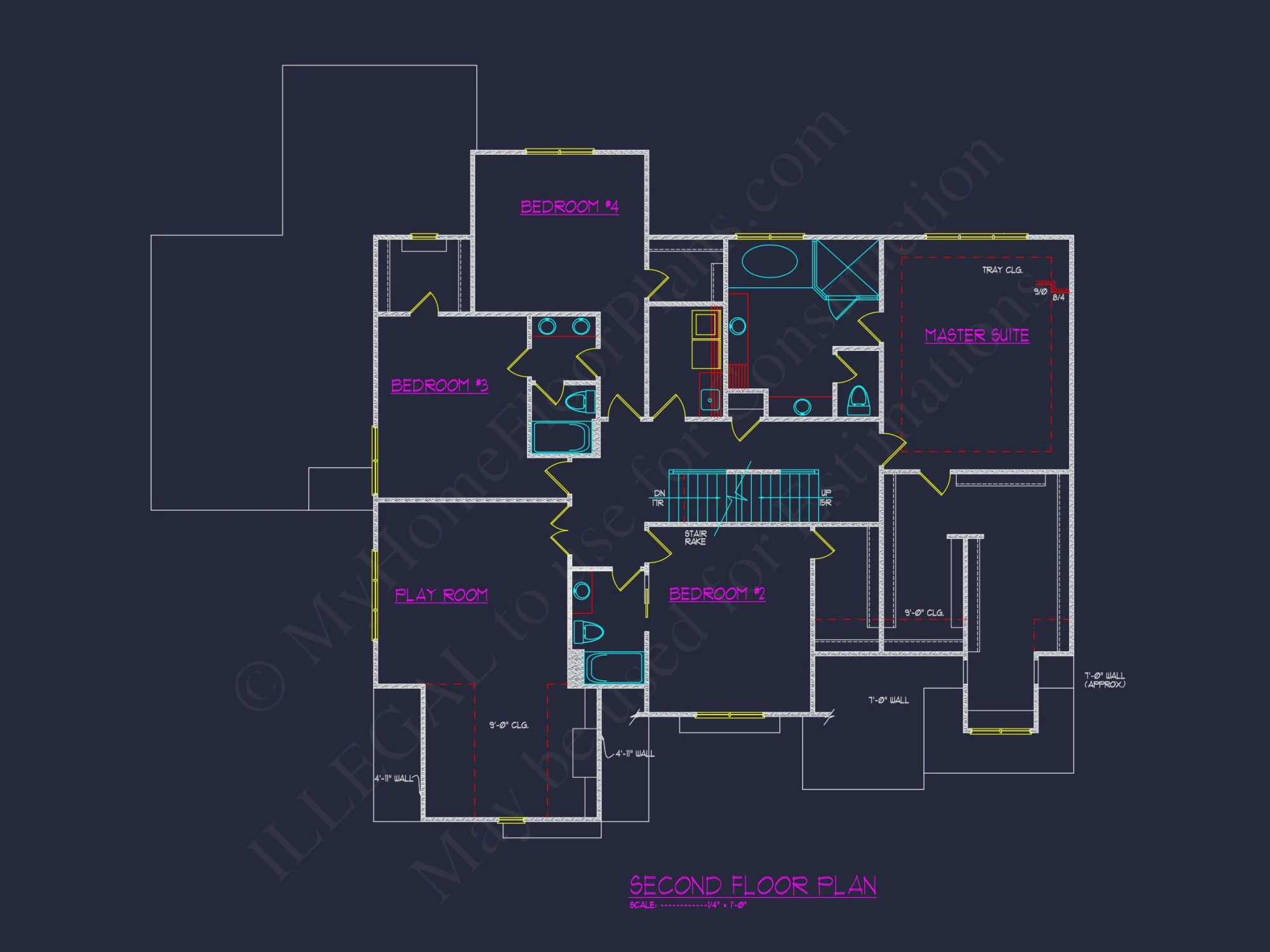 Classic house Floor Plan with Architectural Designs & Features