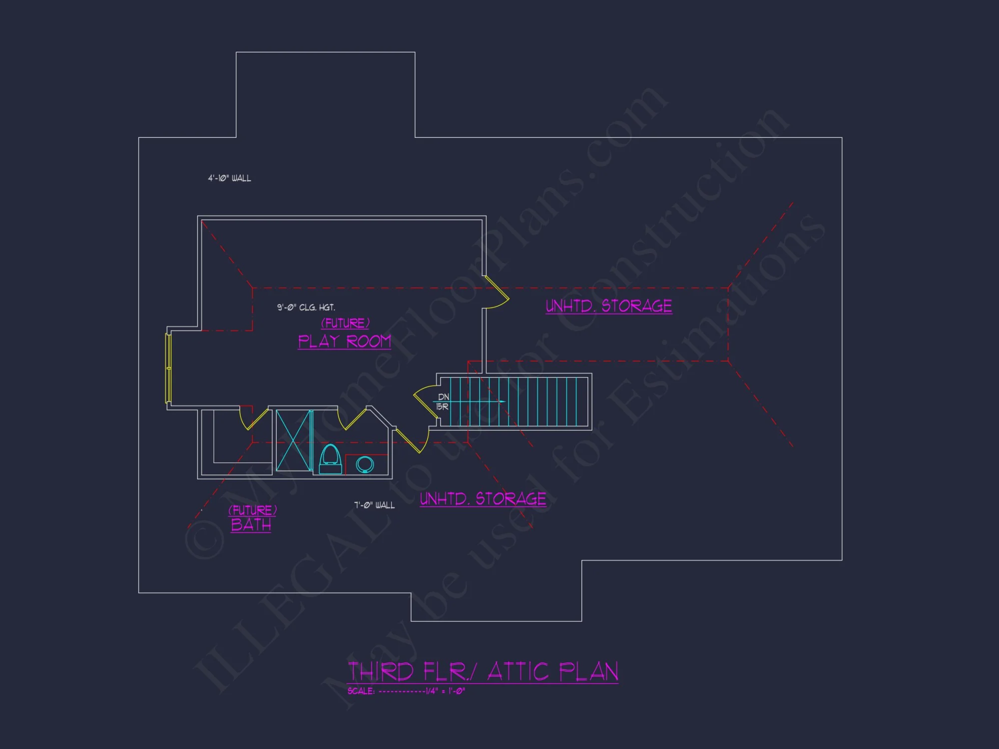 Classic house Floor Plan with Architectural Designs & Features