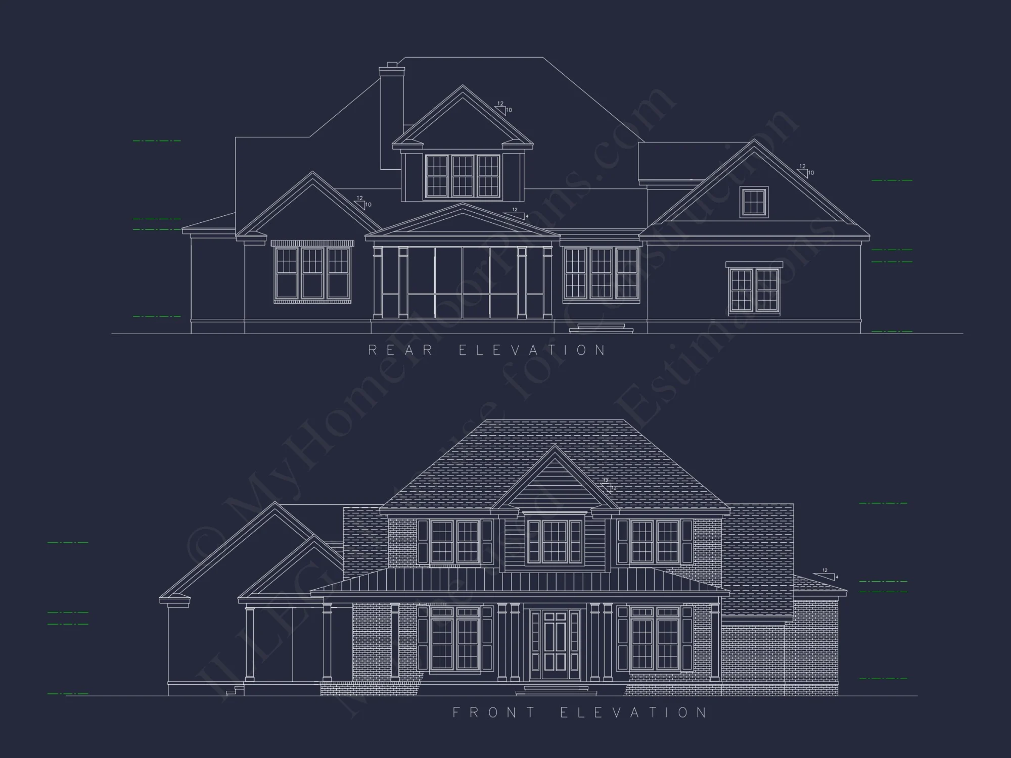 Elegant house Plan with CAD, Floor Plan, and Architecture Designs