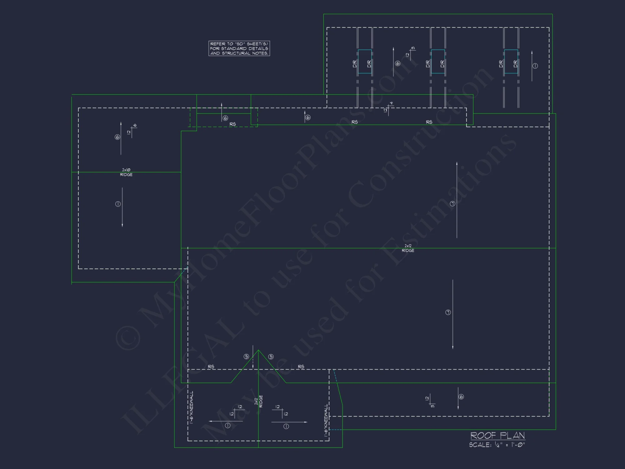 Spacious Colonial Farmhouse house Plan with CAD Designs
