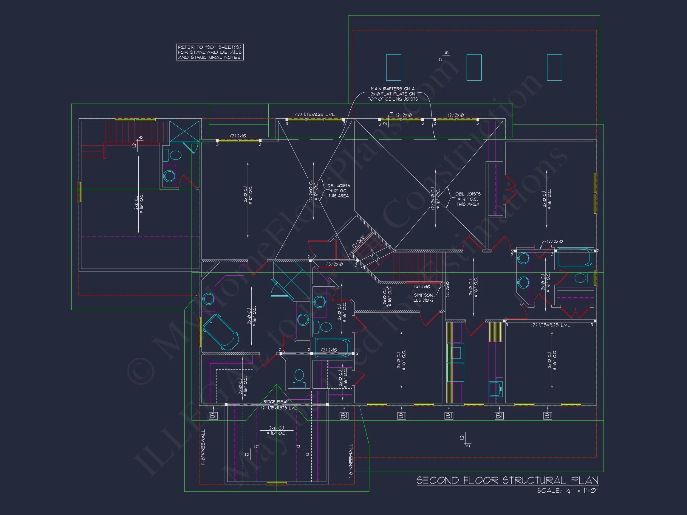 13-1584 HOUSE PLAN - Spacious Colonial Farmhouse House Plan with CAD Designs 11 Spacious Colonial Farmhouse house Plan with CAD Designs