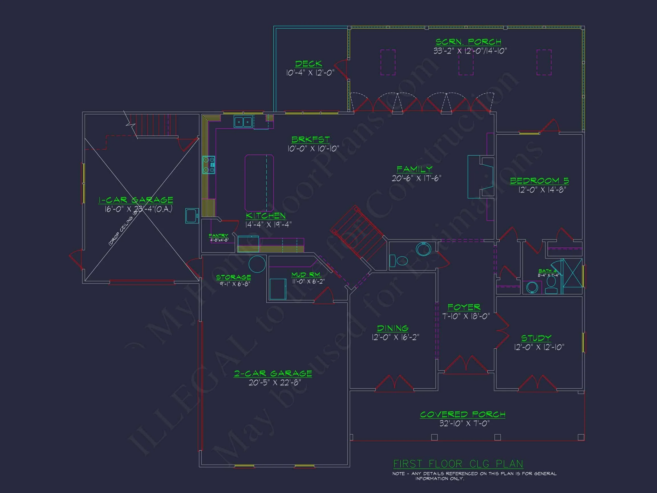 13-1584 HOUSE PLAN - Spacious Colonial Farmhouse House Plan with CAD Designs 6 Spacious Colonial Farmhouse house Plan with CAD Designs