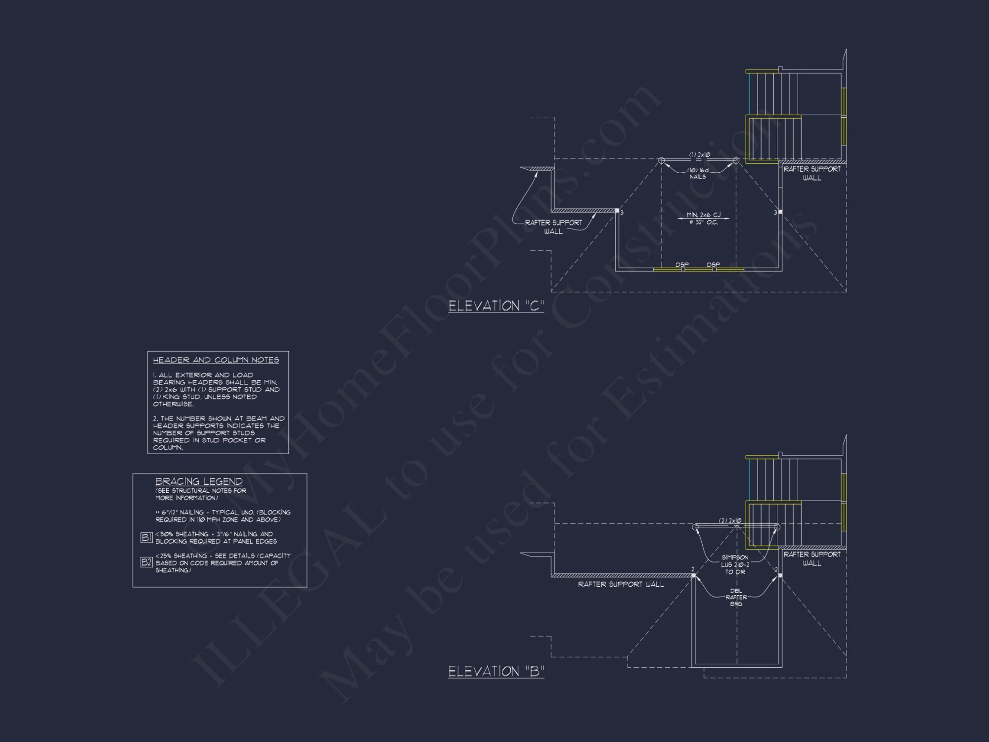 Traditional Colonial house Plan with Detailed CAD Designs