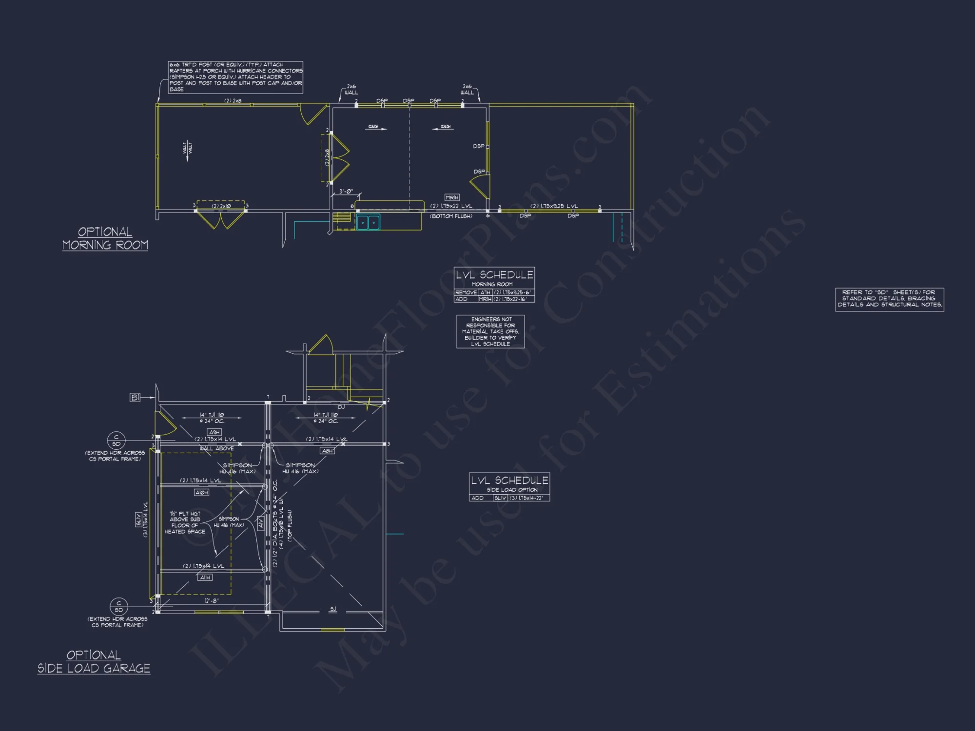 Traditional Colonial house Plan with Detailed CAD Designs