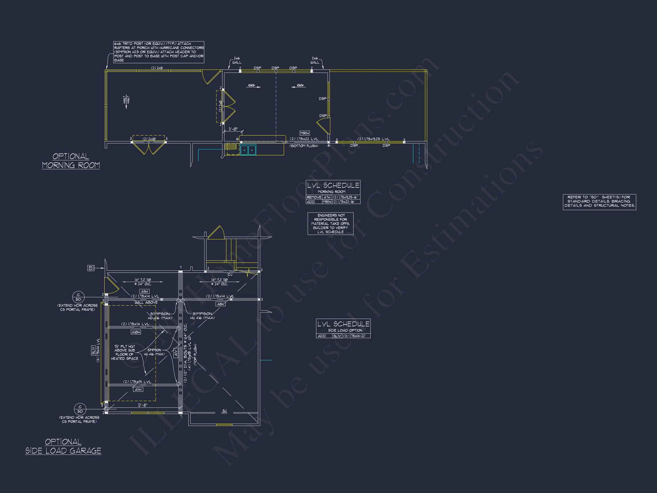 Traditional Colonial house Plan with Detailed CAD Designs