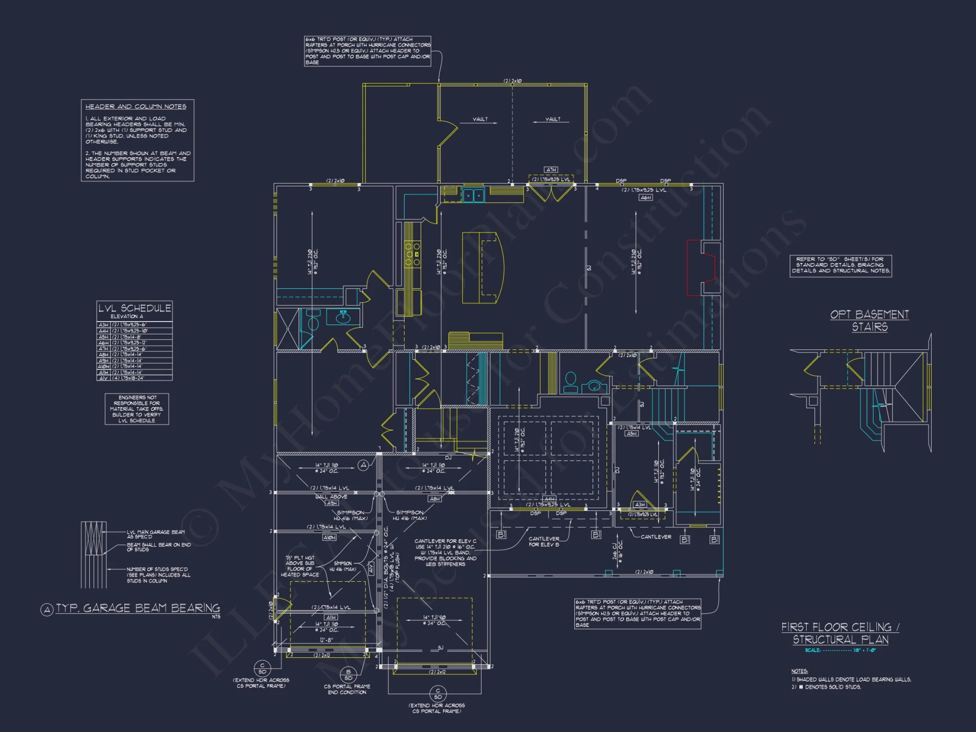 Traditional Colonial house Plan with Detailed CAD Designs