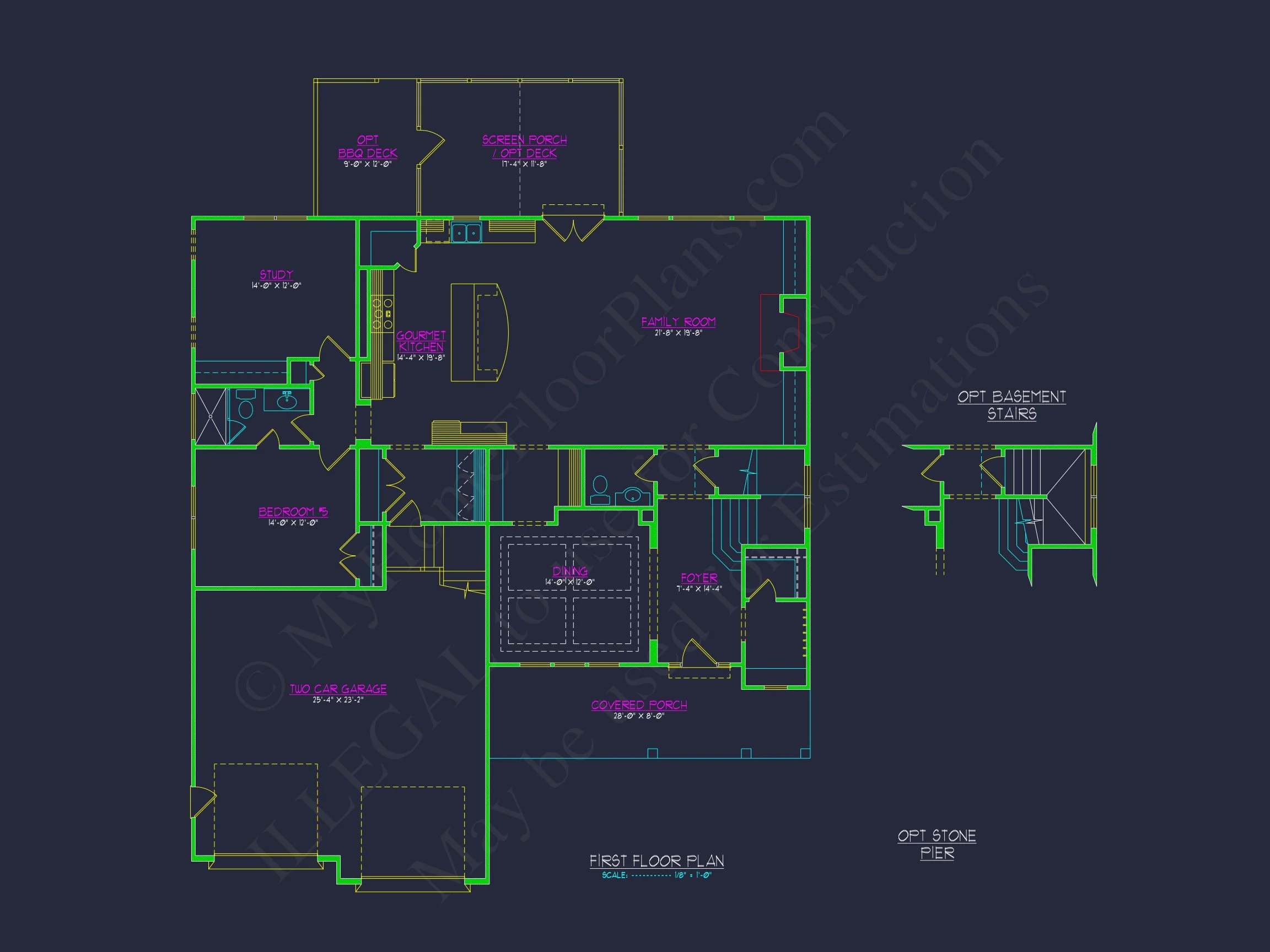 Traditional Colonial house Plan with Detailed CAD Designs