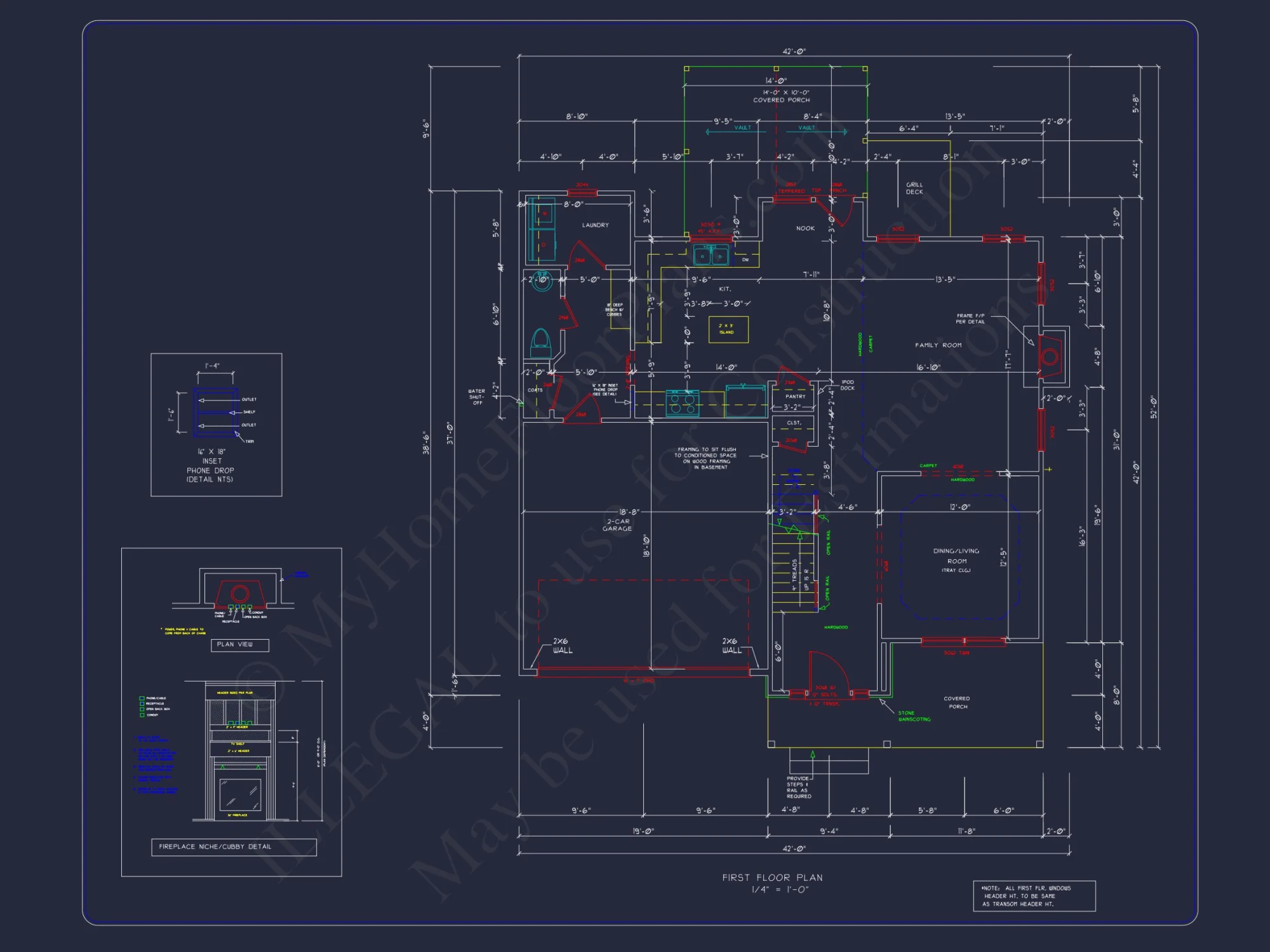 Spacious house Plan with Open Floor Plan and 4 Bedrooms