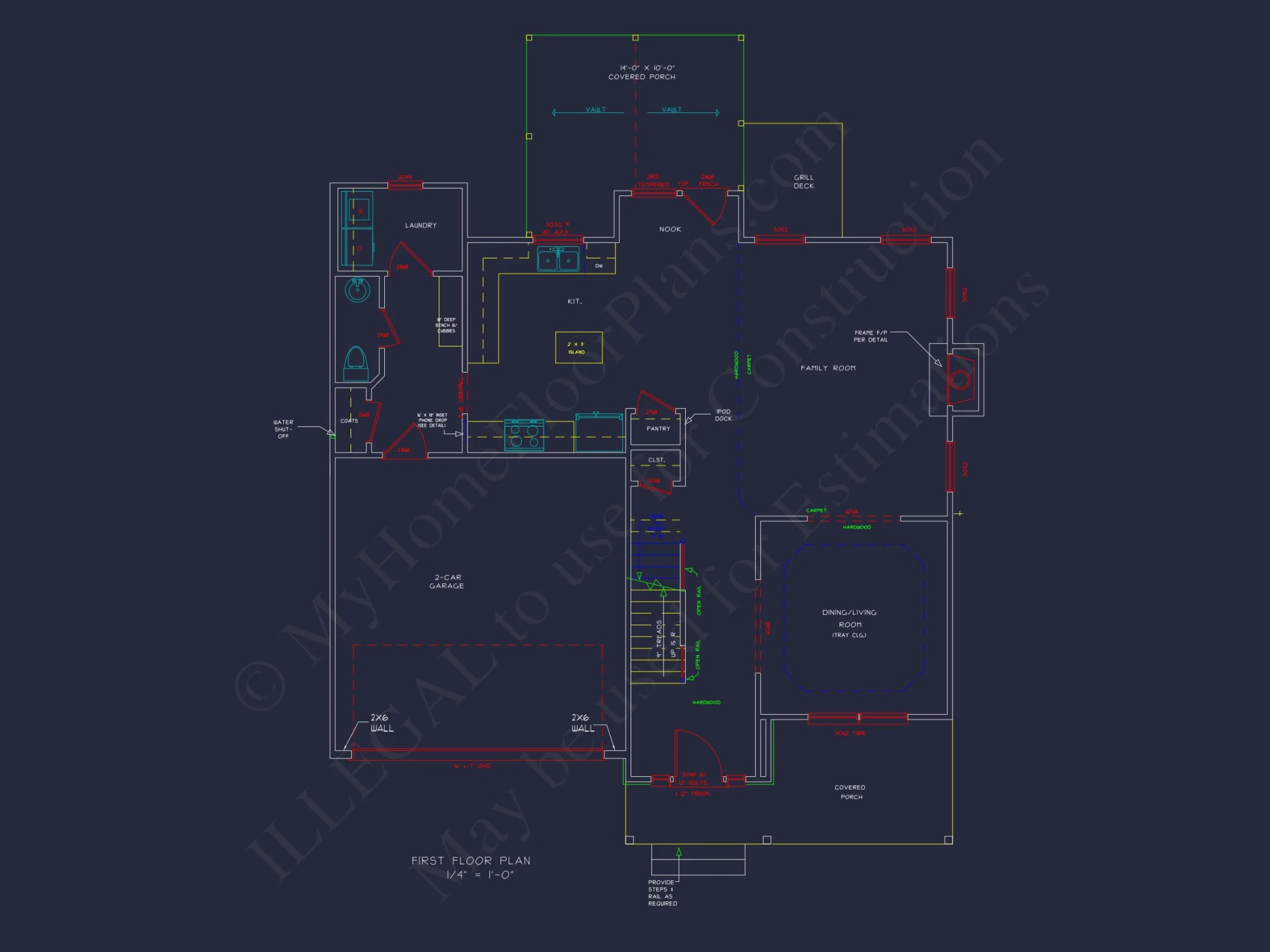 Spacious house Plan with Open Floor Plan and 4 Bedrooms