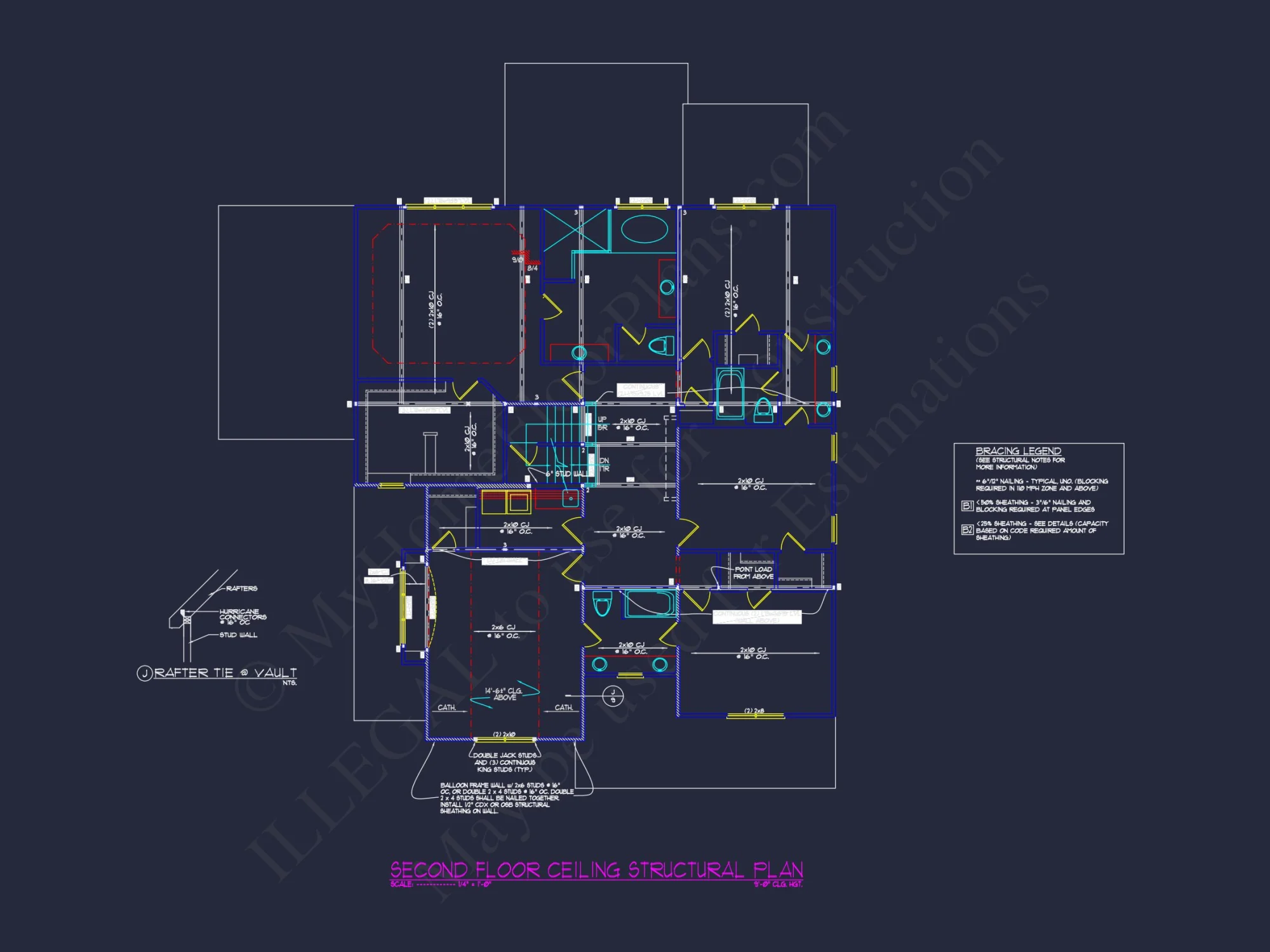Luxurious house Plan with Detailed Blueprint & Floor Designs