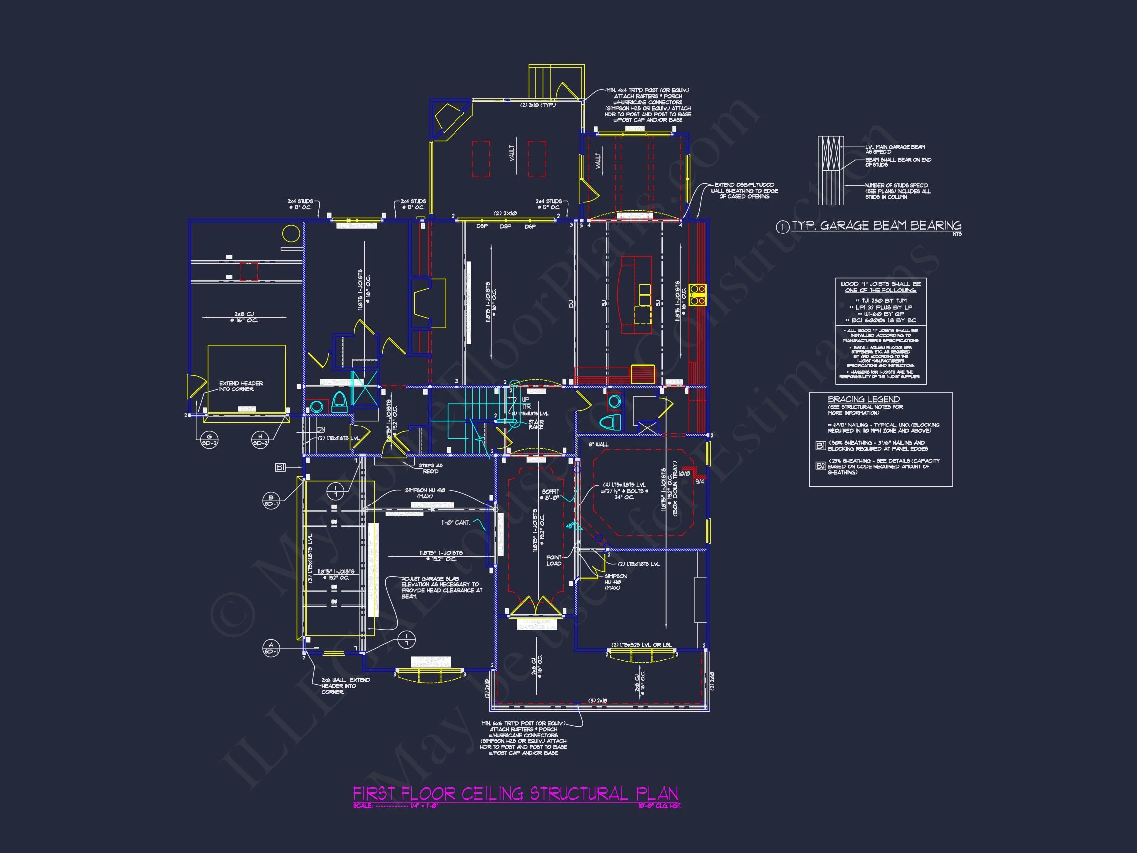13-1457 HOUSE PLAN - Luxurious House Plan with Detailed Blueprint & Floor Designs 15 Luxurious house Plan with Detailed Blueprint & Floor Designs