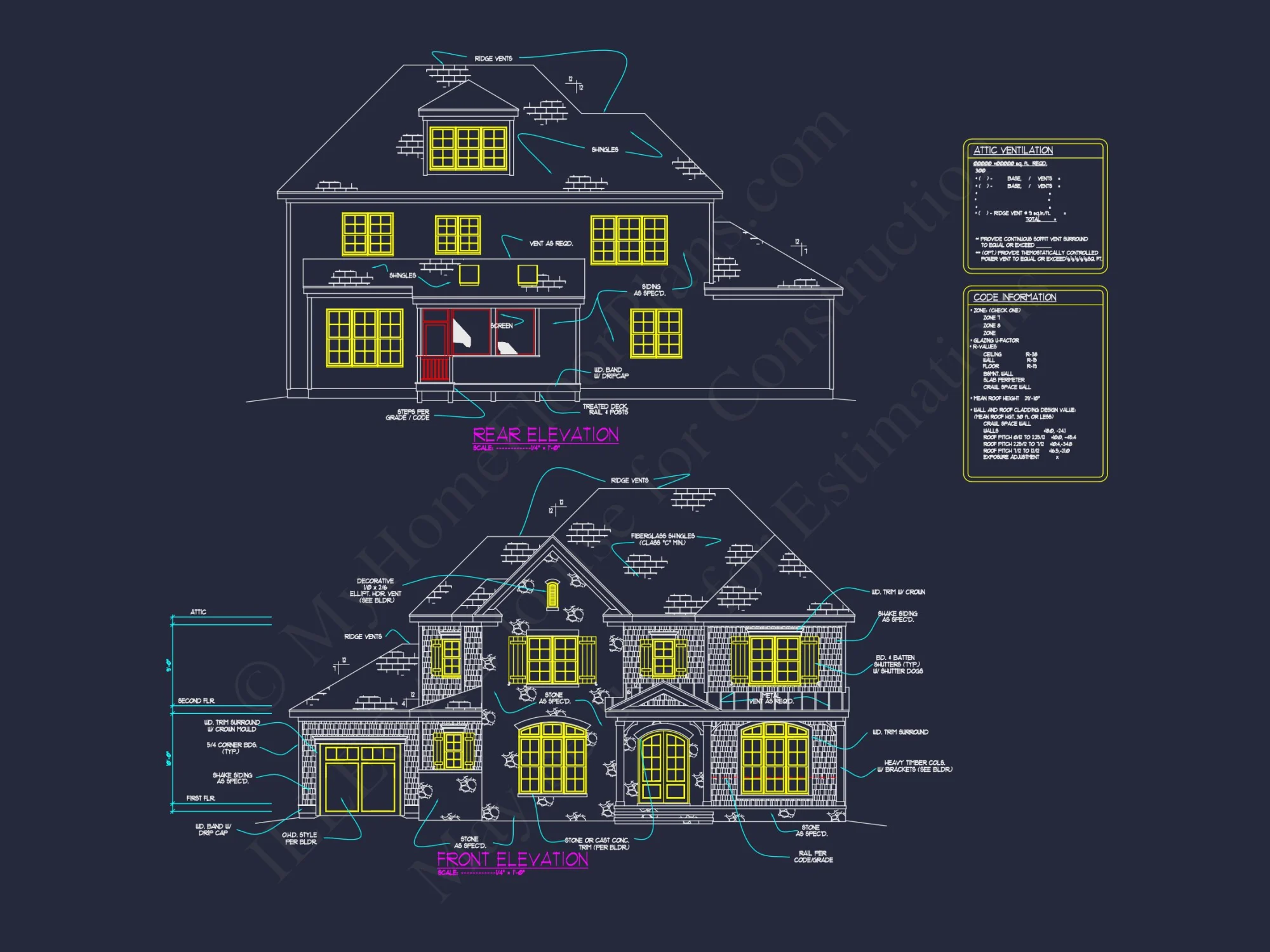 Luxurious house Plan with Detailed Blueprint & Floor Designs