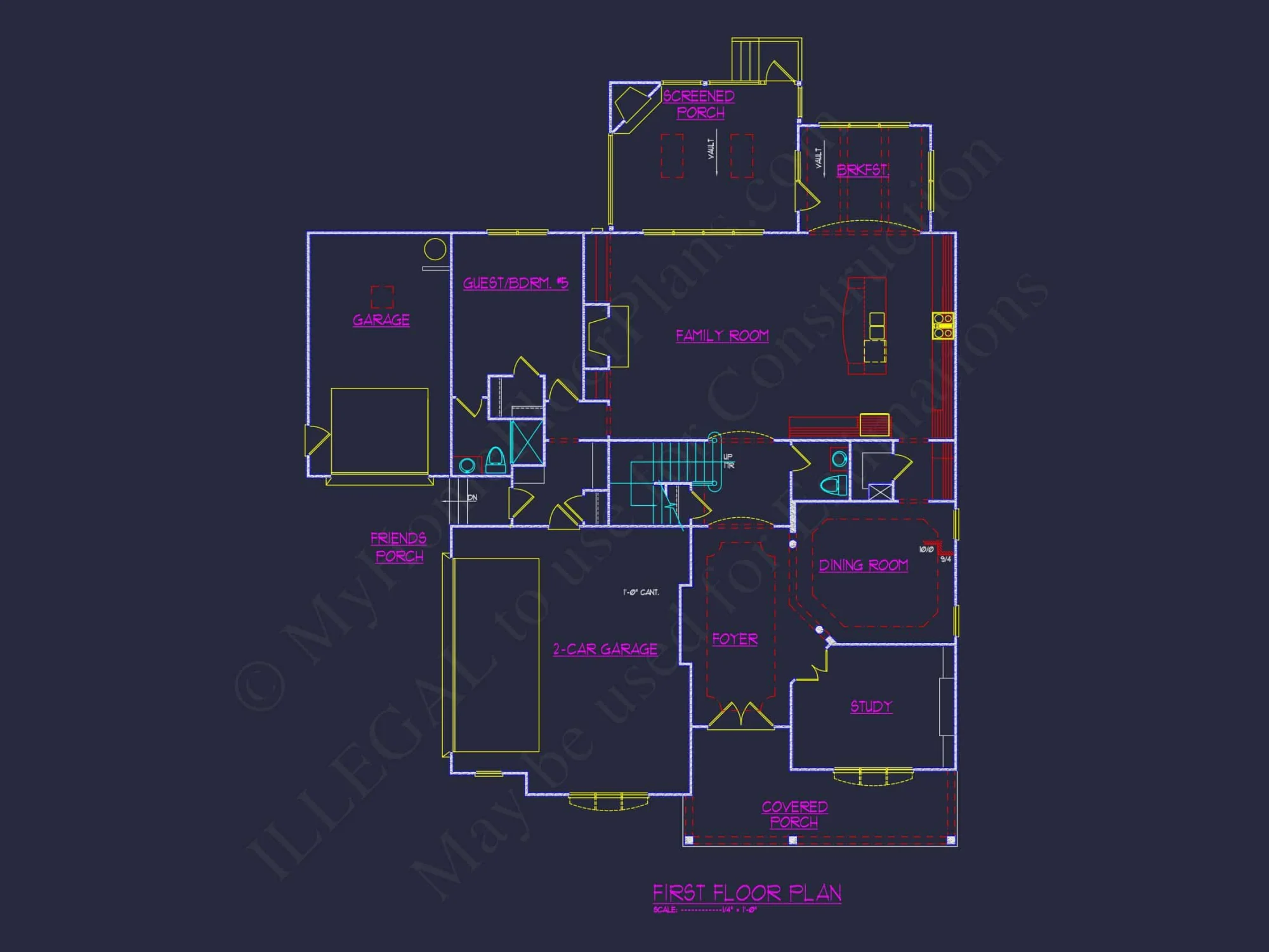 Luxurious house Plan with Detailed Blueprint & Floor Designs
