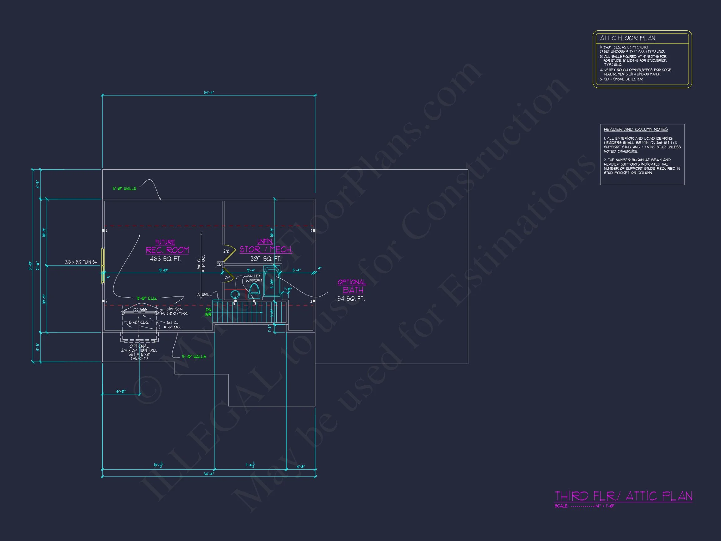 13-1423 HOUSE PLAN - Traditional House Plan with CAD Designs and 2-Story Layout 11 Traditional house Plan with CAD Designs and 2-Story Layout