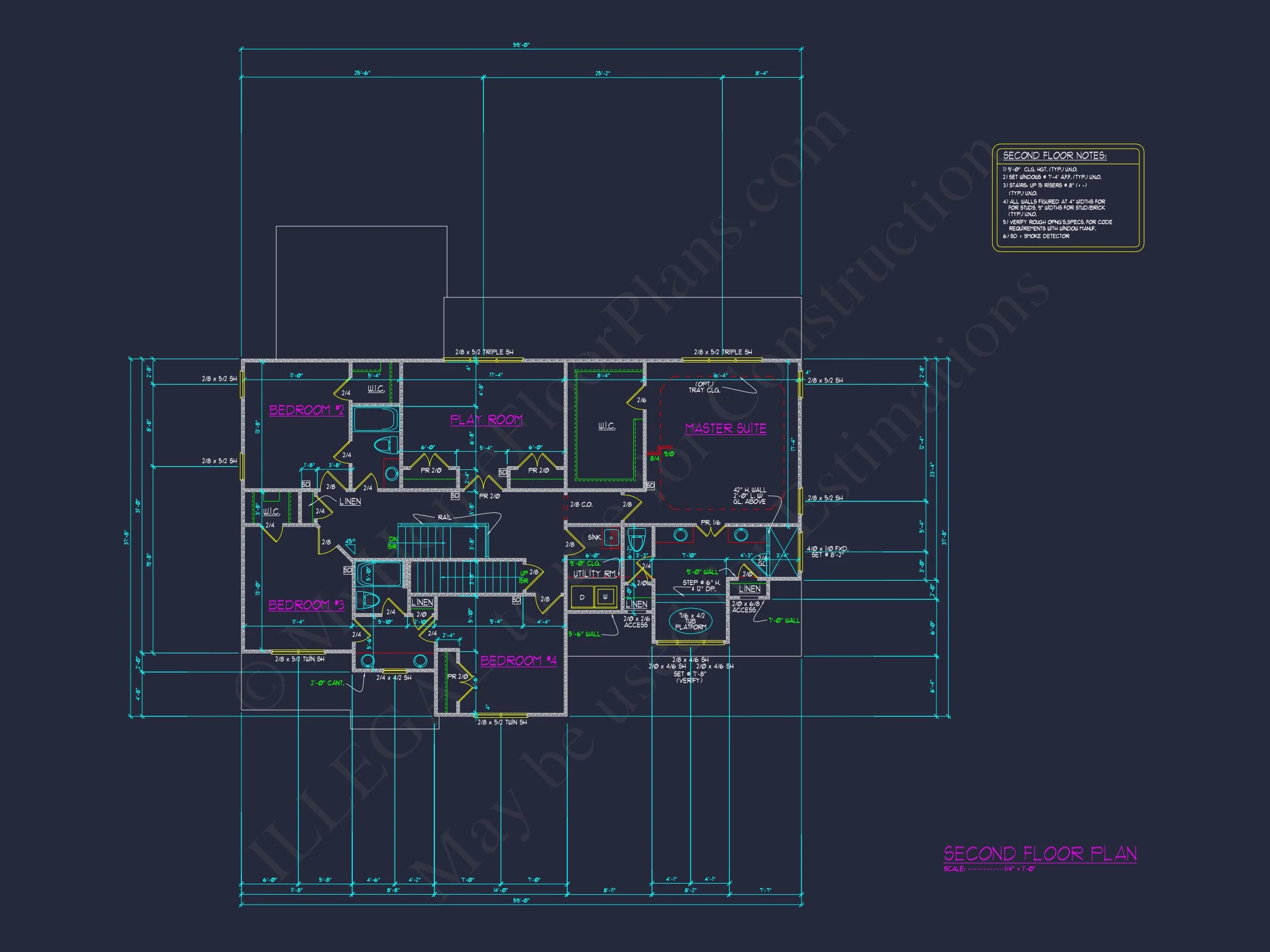 13-1423 HOUSE PLAN - Traditional House Plan with CAD Designs and 2-Story Layout 7 Traditional house Plan with CAD Designs and 2-Story Layout