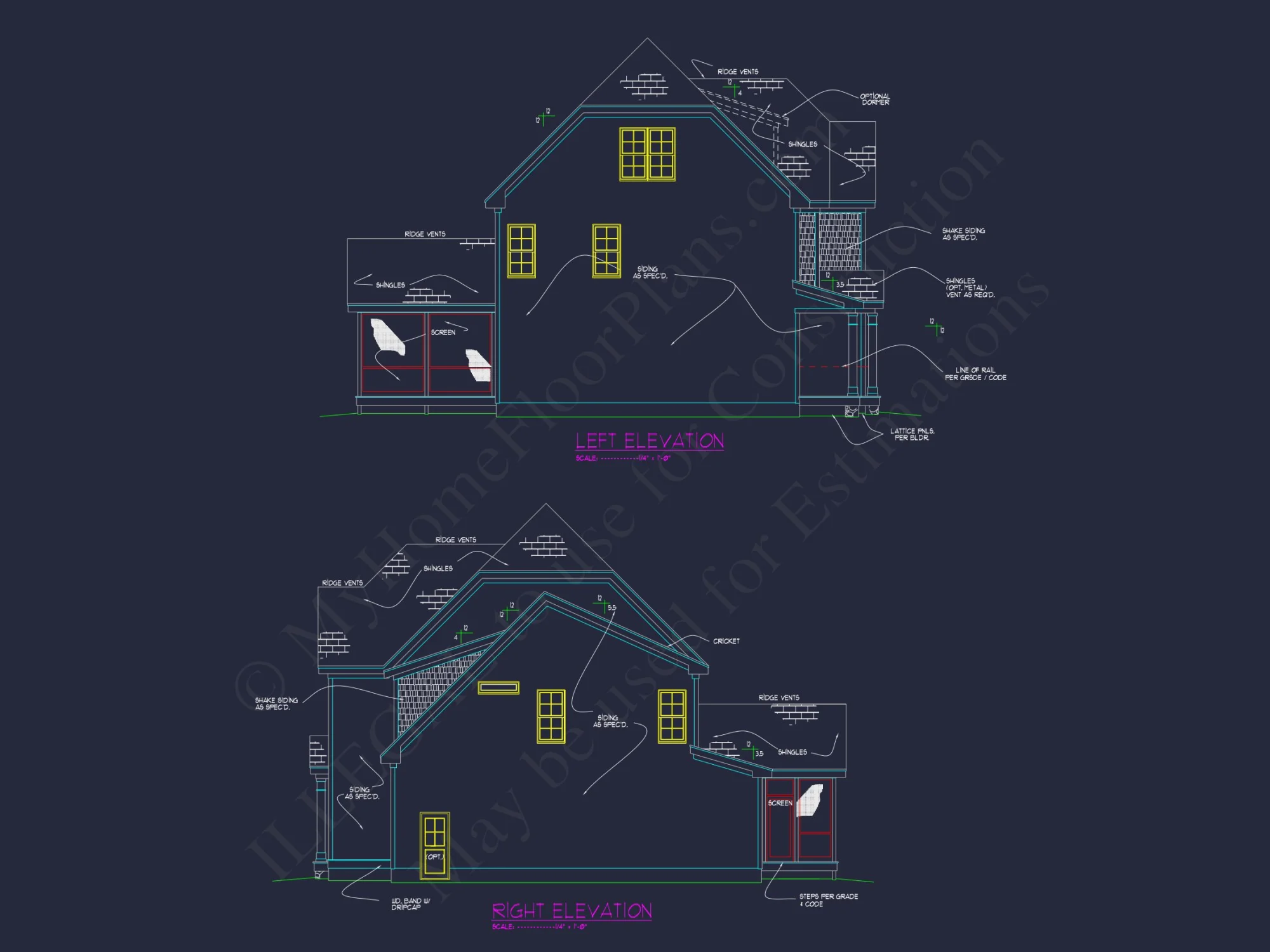 Traditional house Plan with CAD Designs and 2-Story Layout