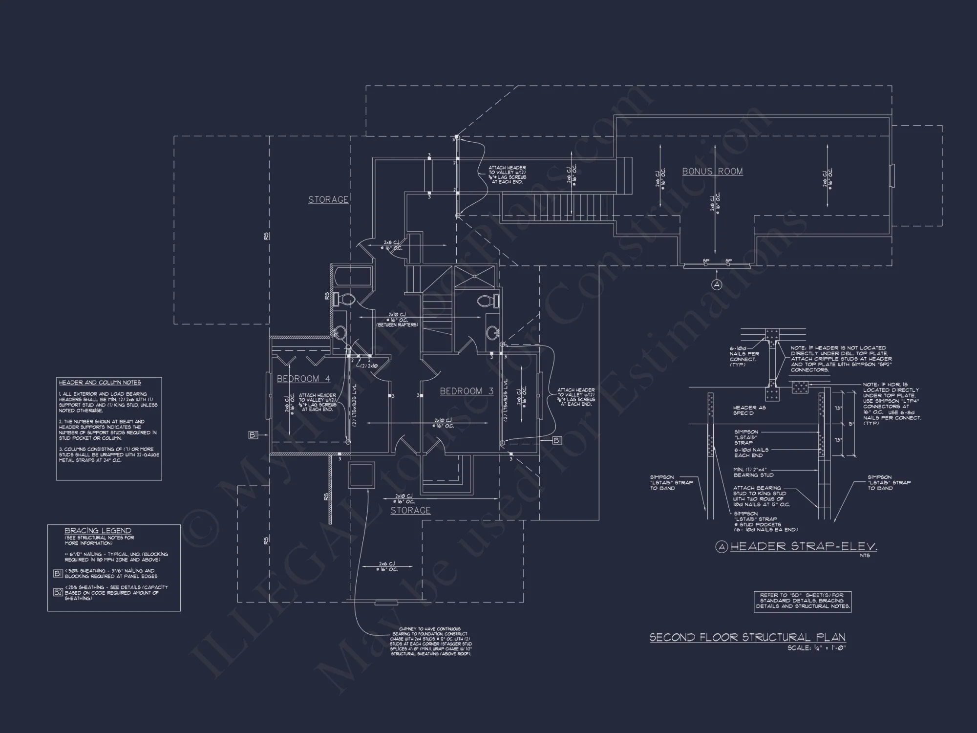 Traditional Craftsman Floor Plan with CAD Architecture