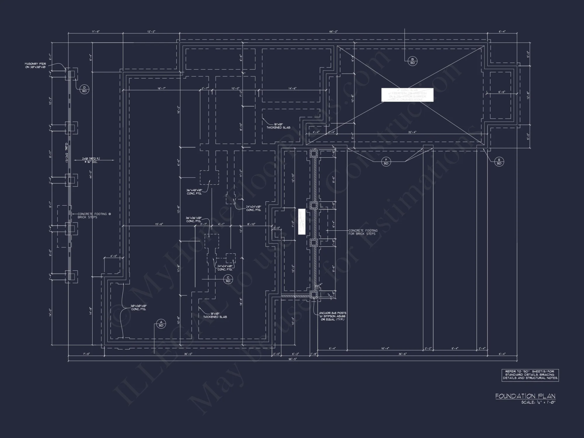 Traditional Craftsman Floor Plan with CAD Architecture