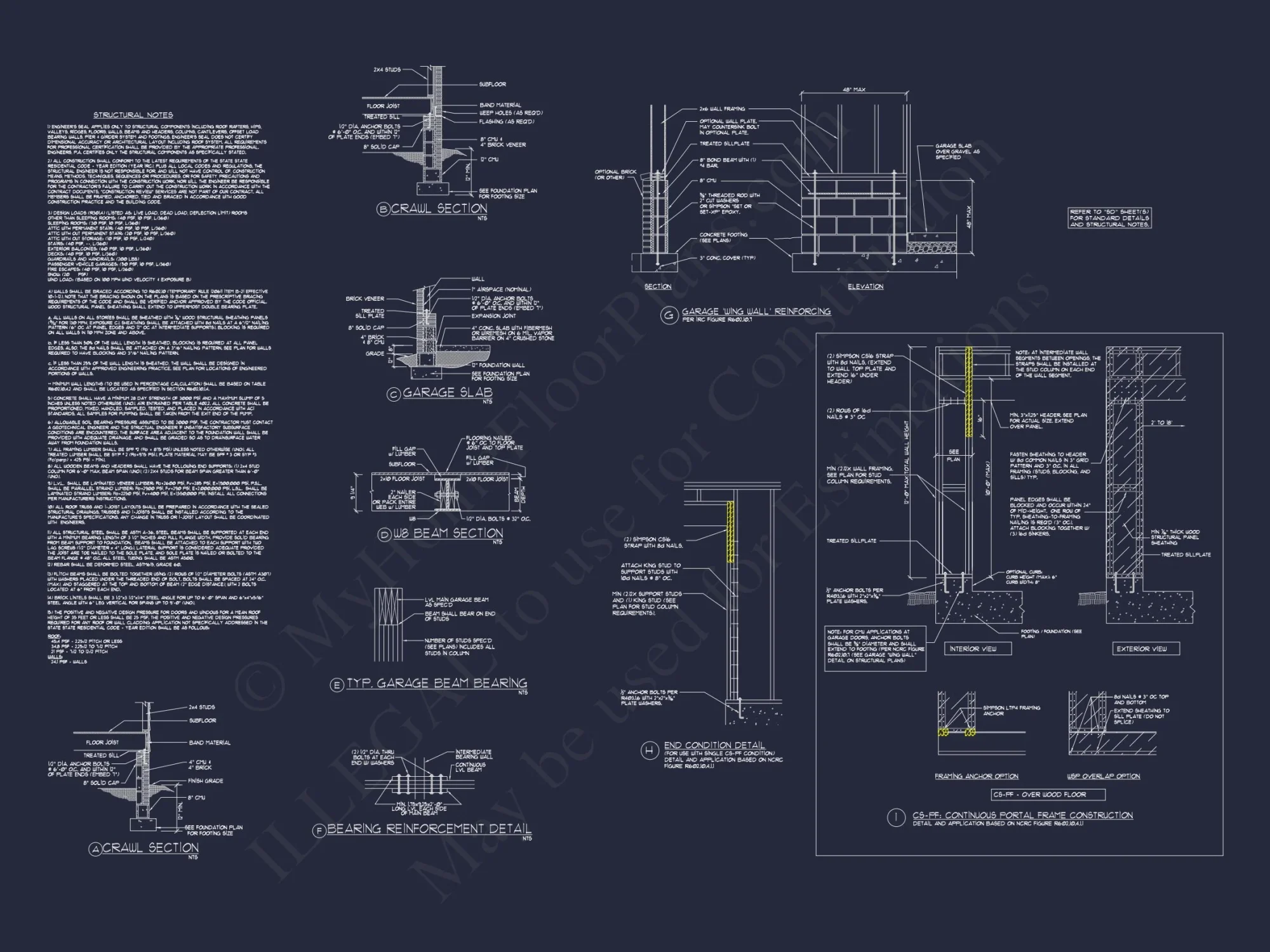Elegant house Blueprint with 2.5 Story Floor Plan Designs
