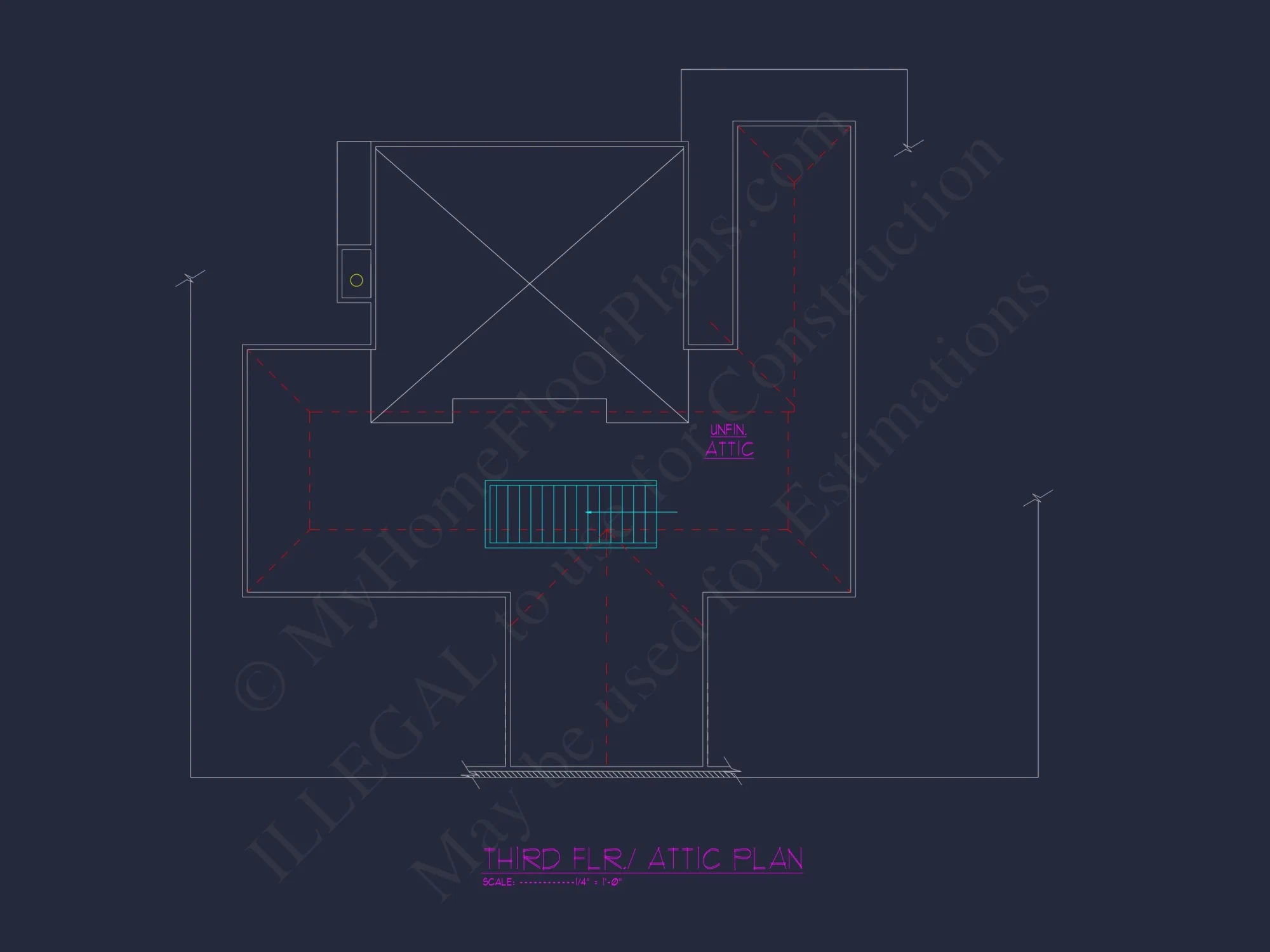 Elegant house Blueprint with 2.5 Story Floor Plan Designs