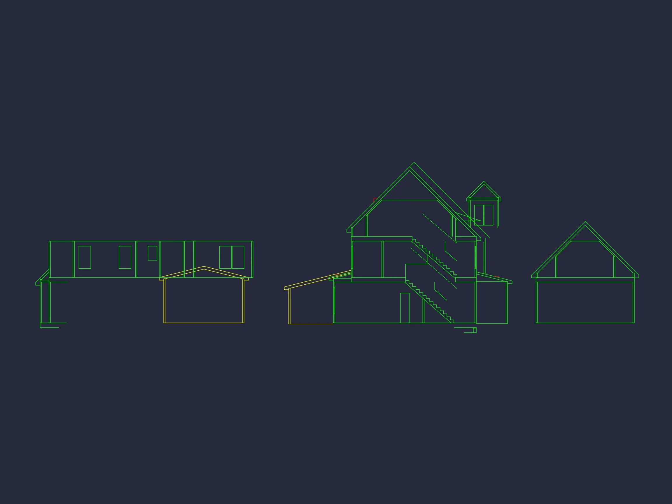 13-1317 HOUSE PLAN - Craftsman House Design with 2-Story Plan and CAD Blueprints 7 Craftsman house Design with 2-Story Plan and CAD Blueprints