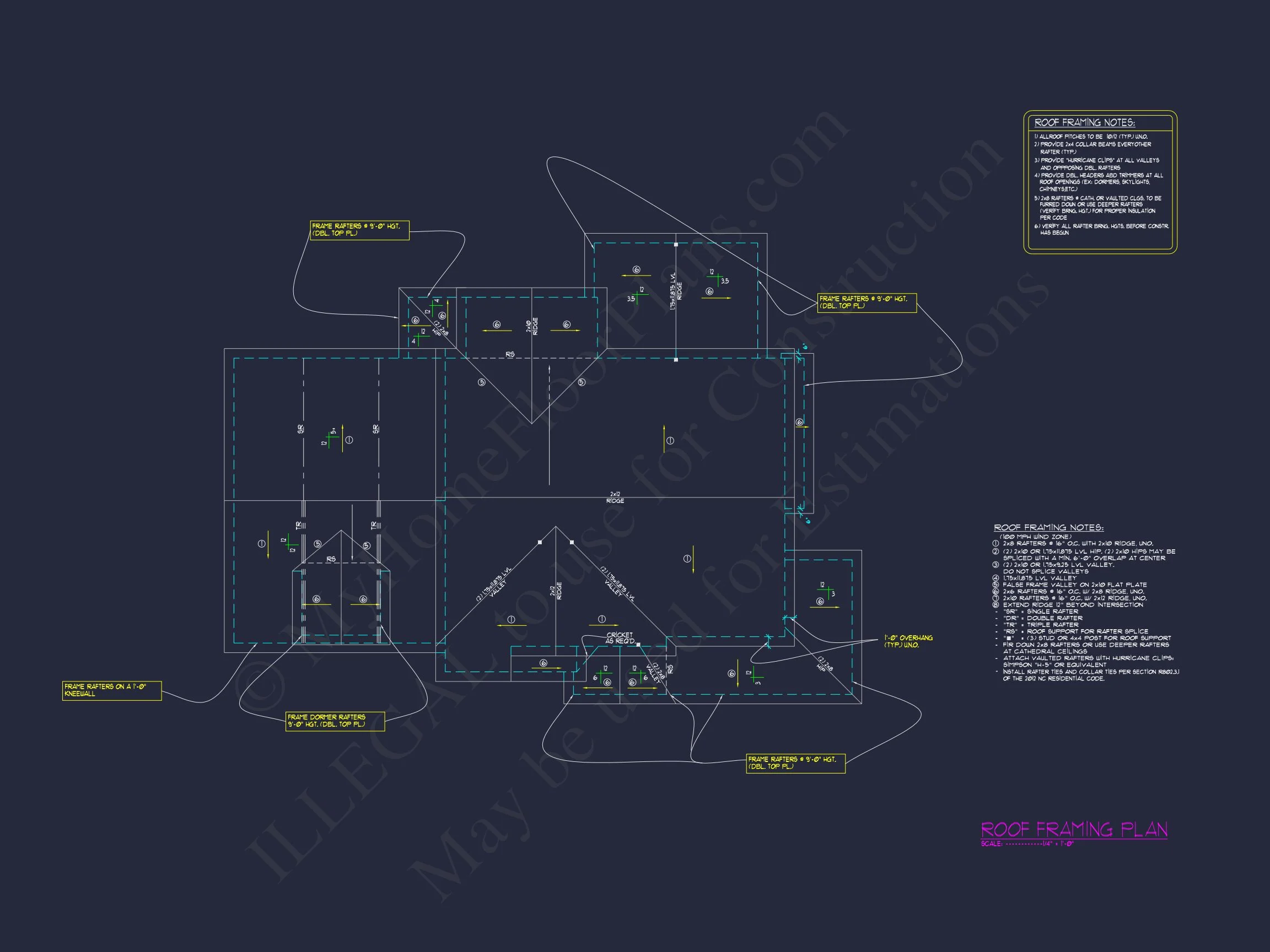 13-1294 HOUSE PLAN - Traditional CAD House Floor Plan | Blueprint Designs 13 Traditional CAD house Floor Plan