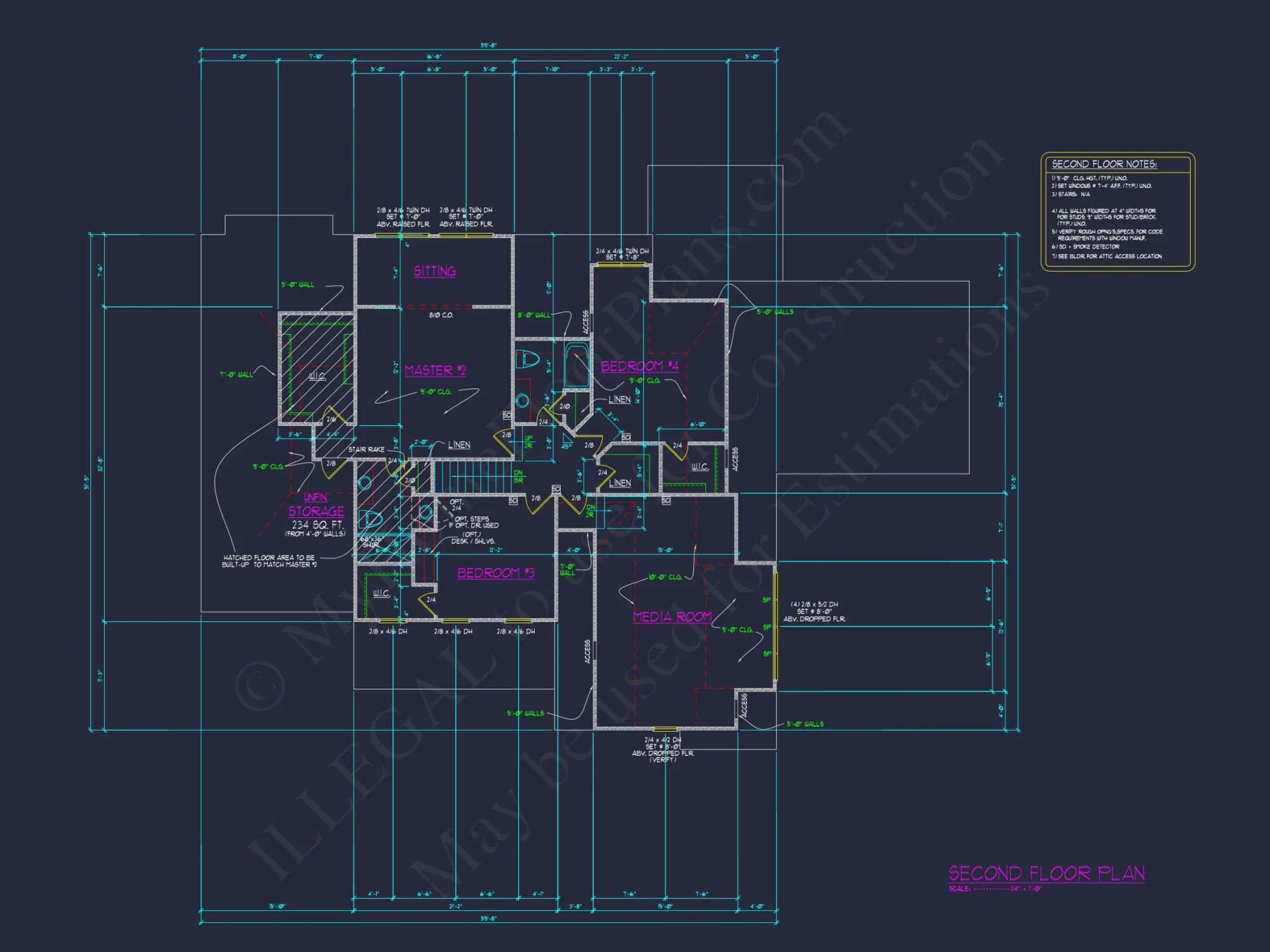 Traditional Craftsman house Plan with Vaulted Ceilings & 2 Owner Suites