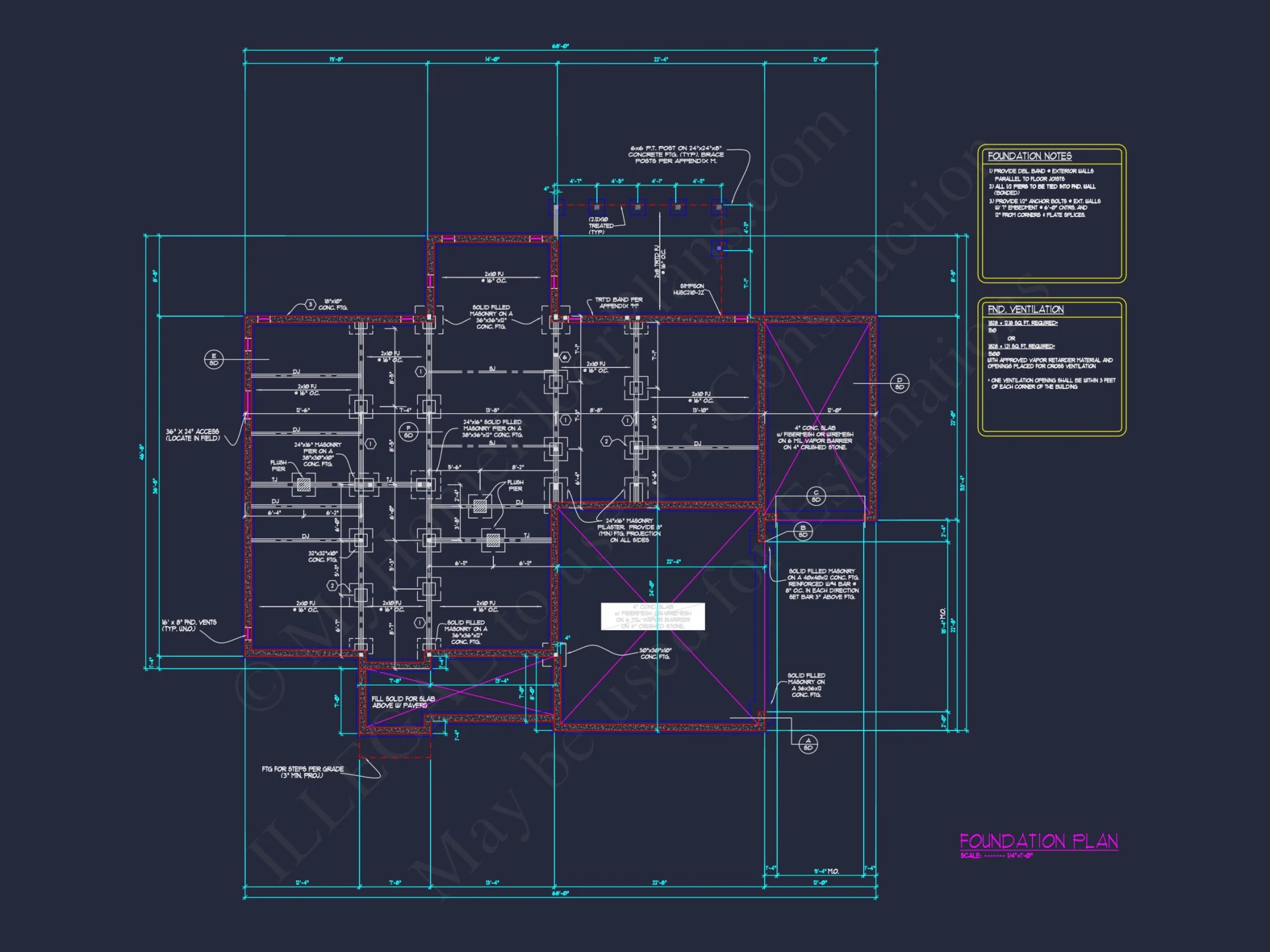 Blueprint house Floor Plan Designs With CAD Architecture