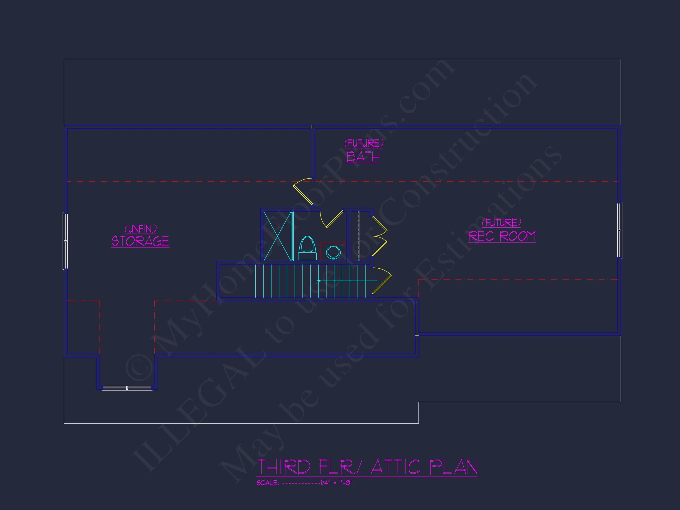 Blueprint house Floor Plan Designs With CAD Architecture