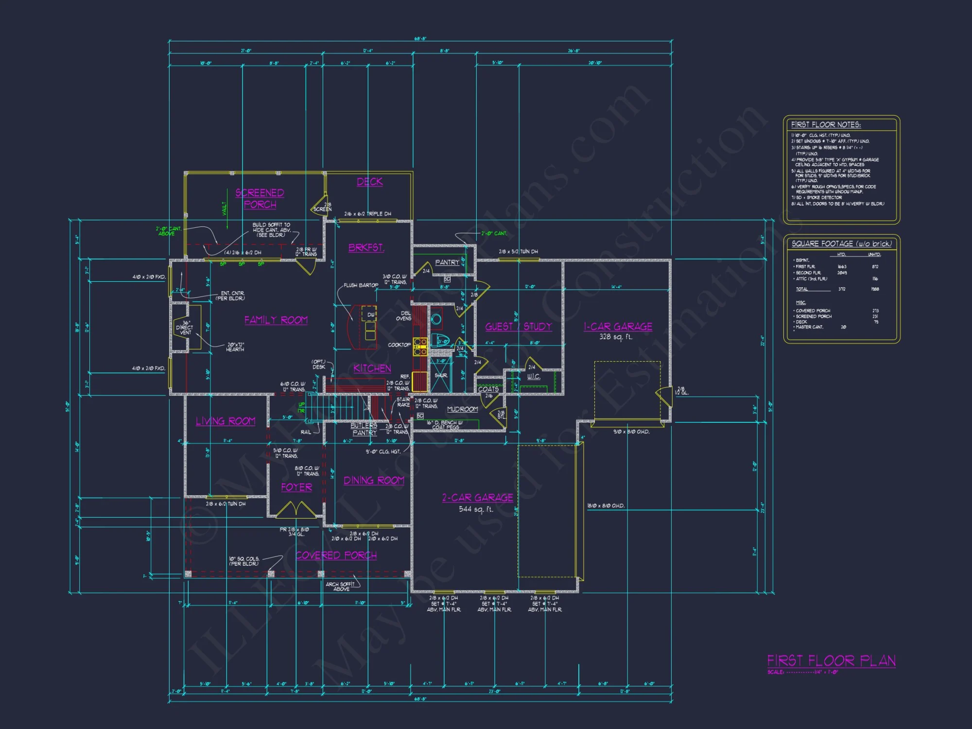 Expansive house Plan Featuring 5 Bedrooms, CAD Designs & Blueprint