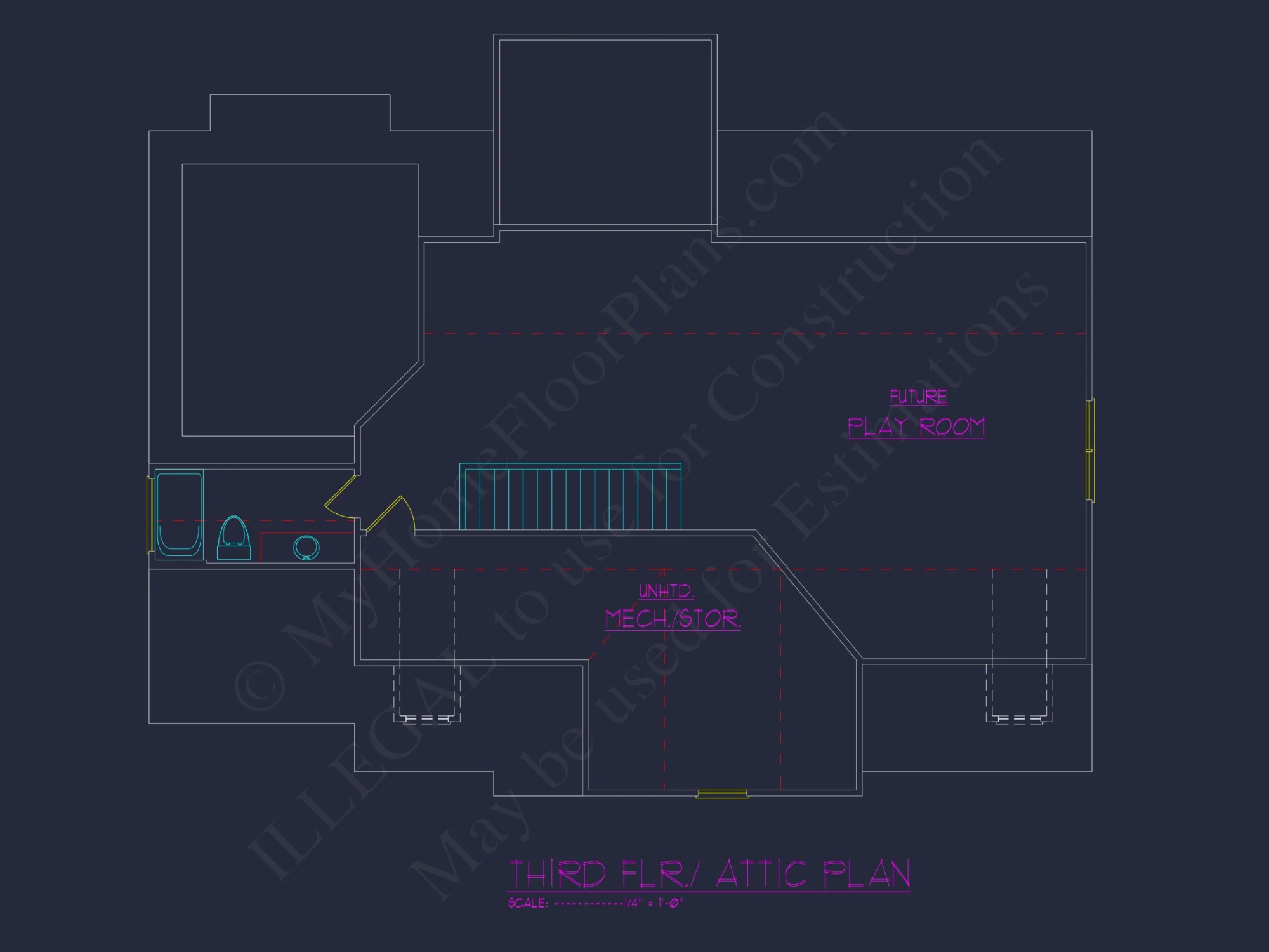 Expansive house Plan Featuring 5 Bedrooms, CAD Designs & Blueprint