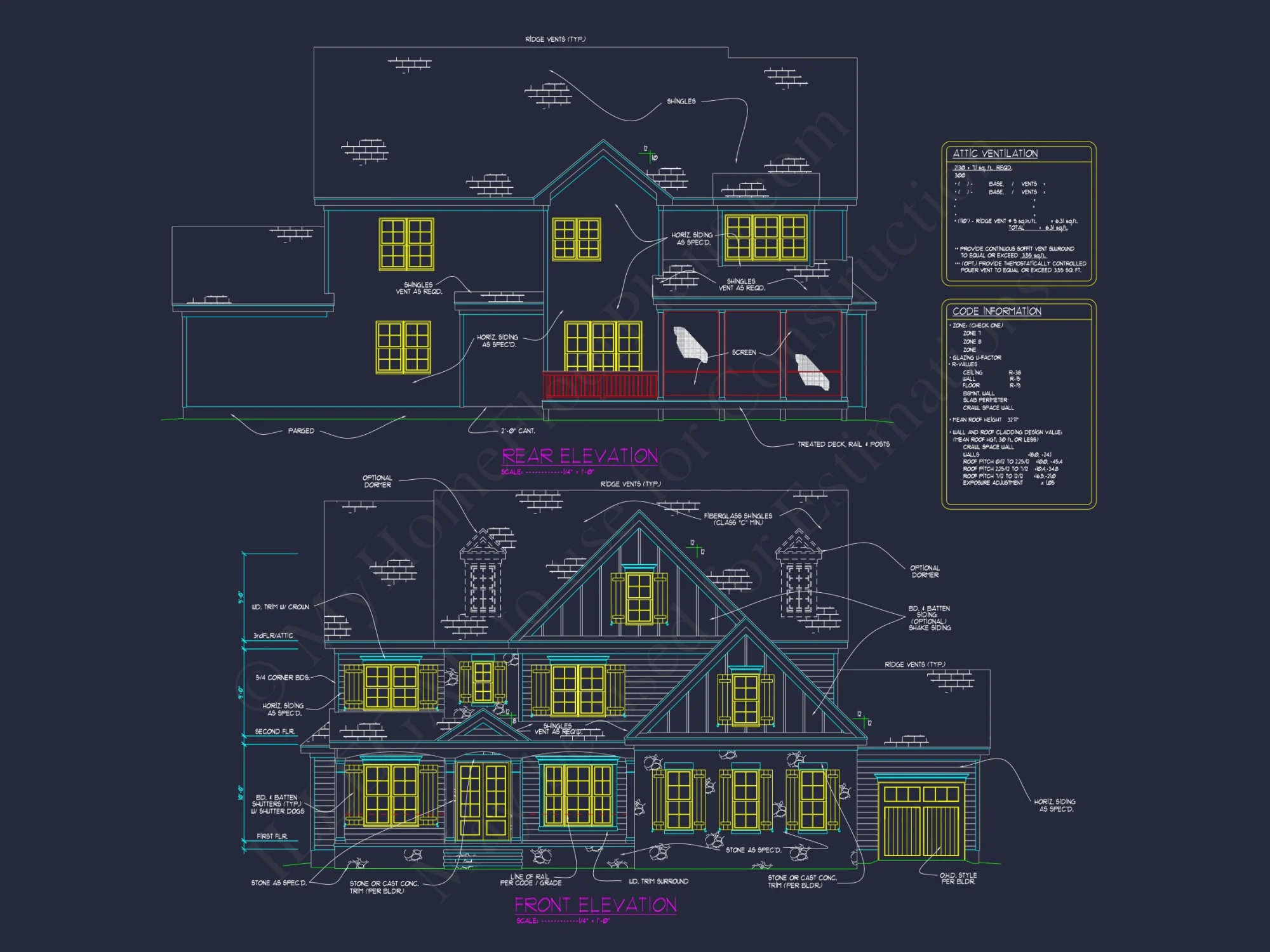 Expansive house Plan Featuring 5 Bedrooms, CAD Designs & Blueprint