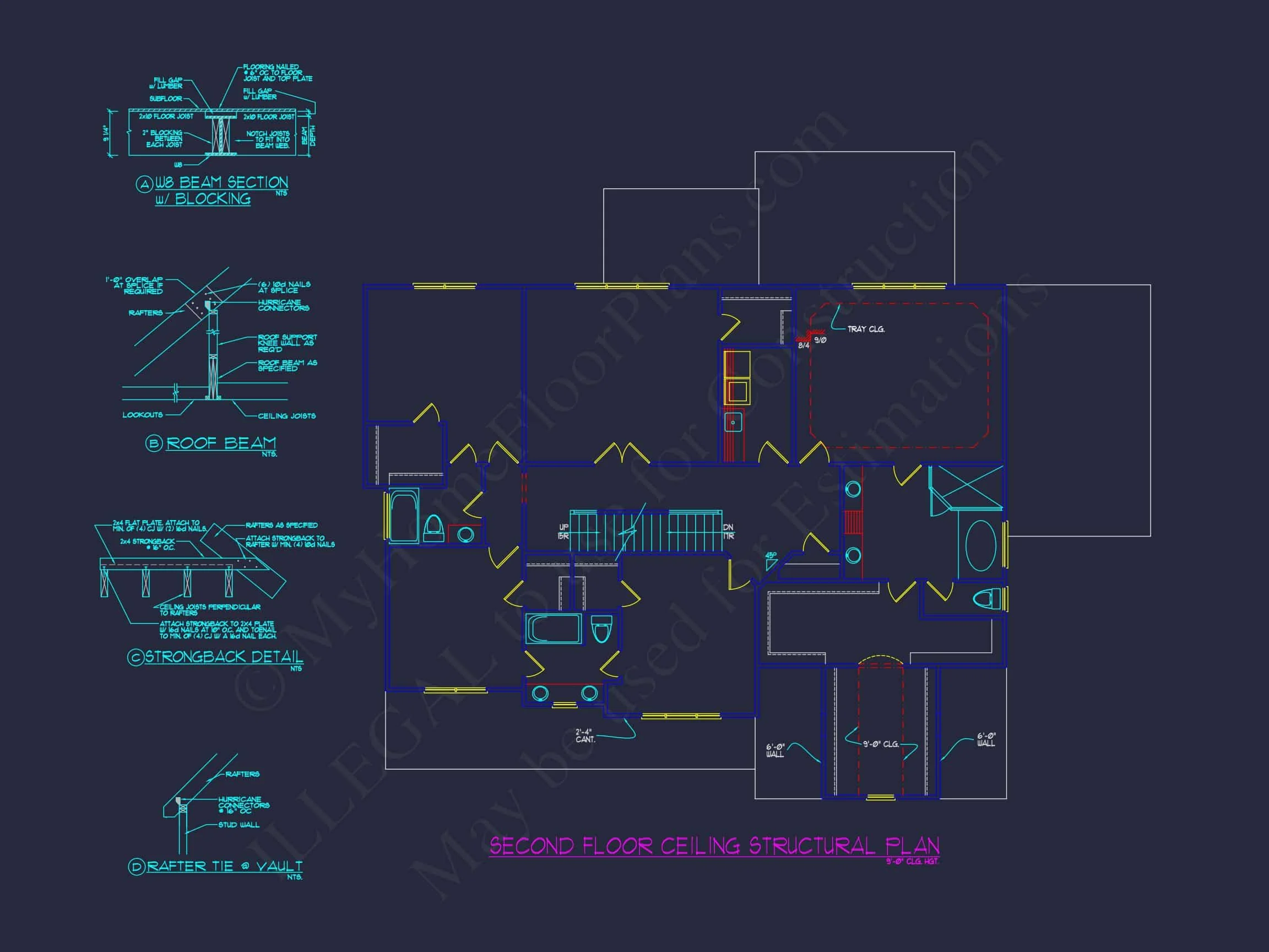 13-1023 HOUSE PLAN - 3-Story House Plan with Spacious Garage and Open Floor Plan 16 3-Story house Plan with Spacious Garage and Open Floor Plan