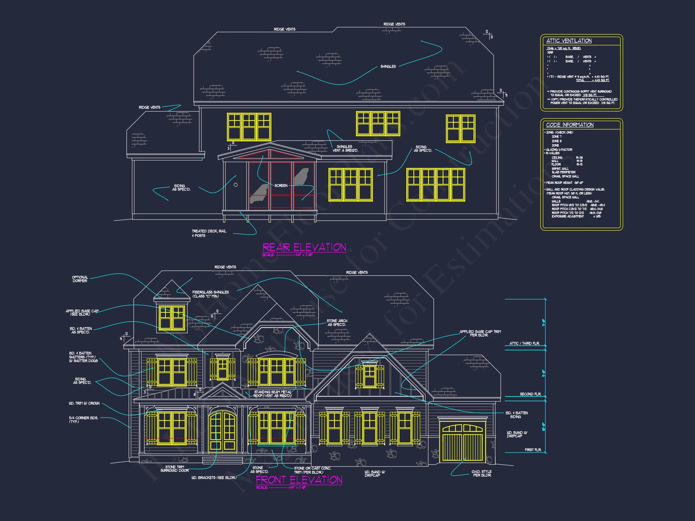 13-1023 HOUSE PLAN - 3-Story House Plan with Spacious Garage and Open Floor Plan 9 3-Story house Plan with Spacious Garage and Open Floor Plan