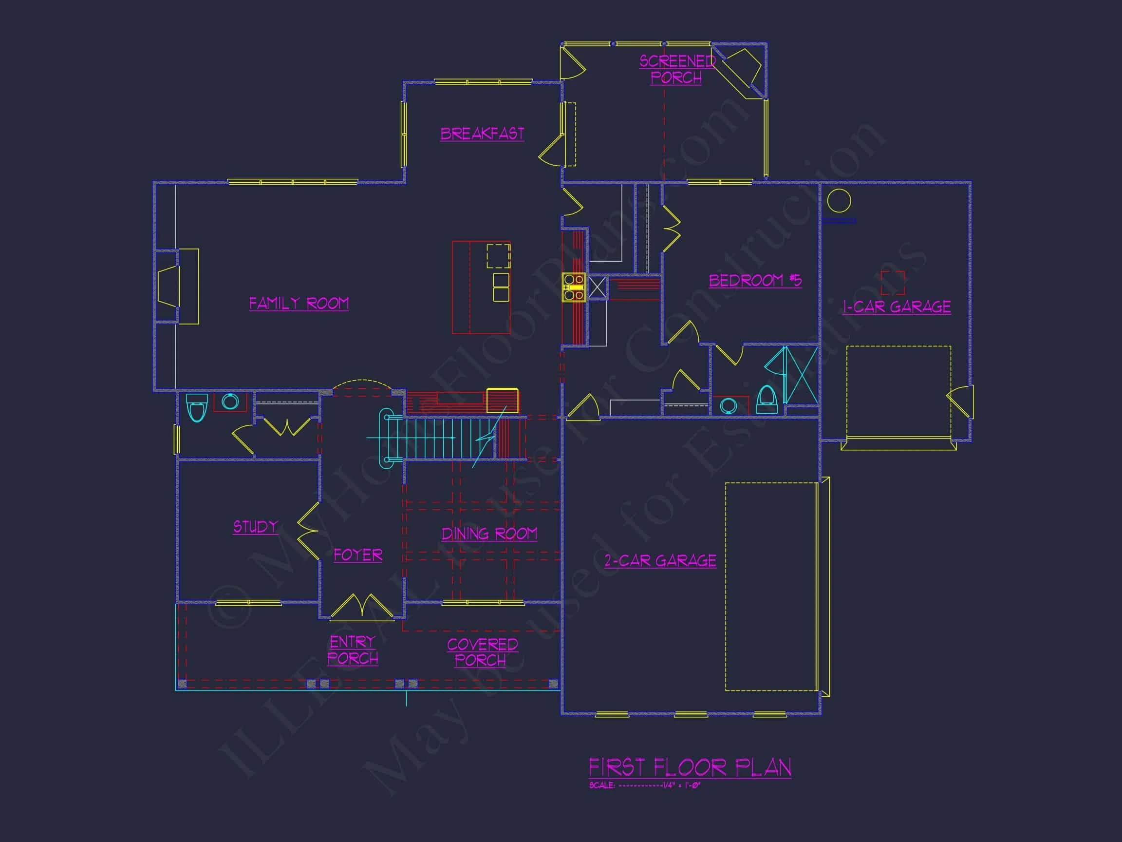13-1023 HOUSE PLAN - 3-Story House Plan with Spacious Garage and Open Floor Plan 6 3-Story house Plan with Spacious Garage and Open Floor Plan