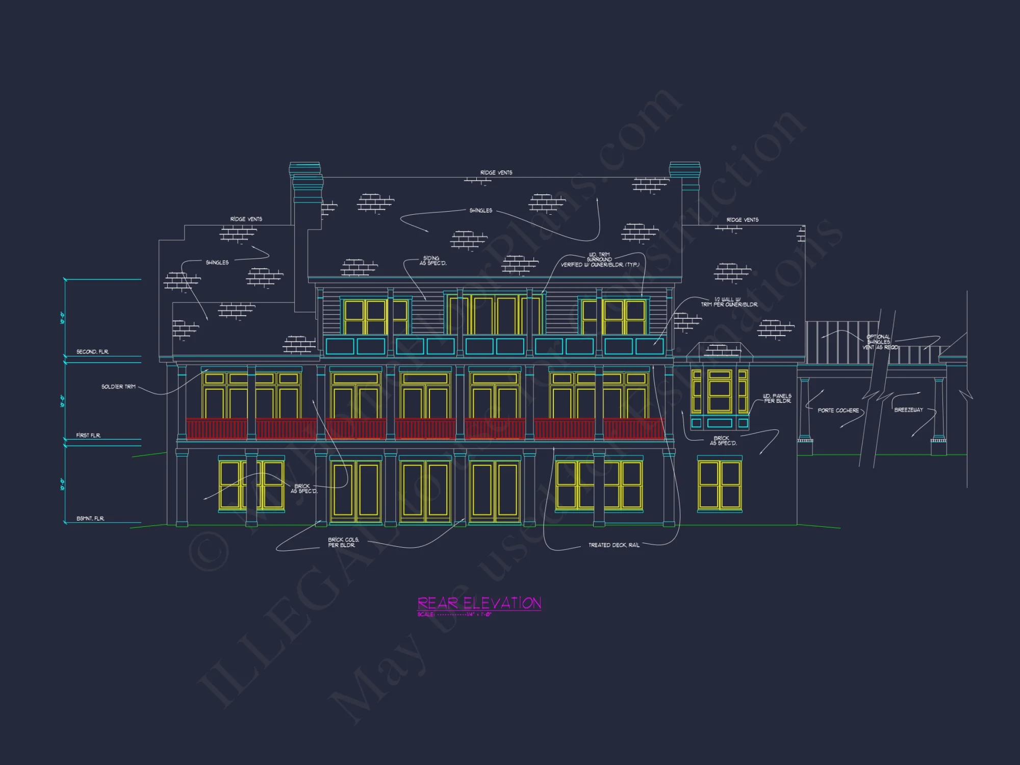 Luxury house Plan with 2-Story Designs and CAD Blueprints