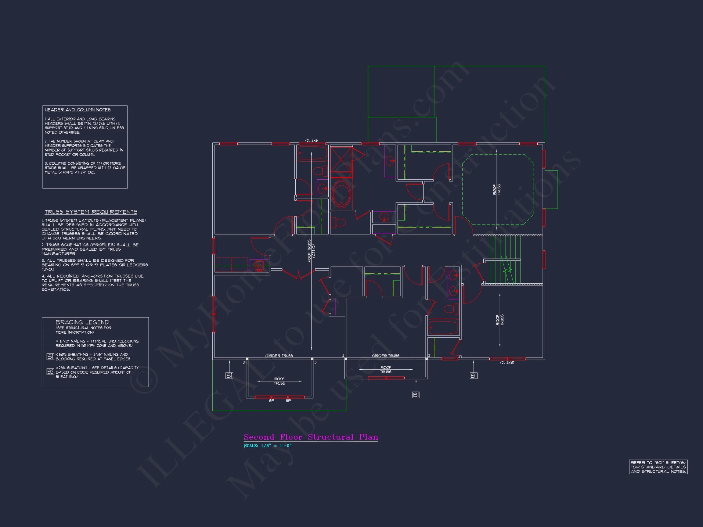 12-2852 HOUSE PLAN - Elegant 4-Bedroom House Plan with CAD Architecture Designs 15 Elegant 4-Bedroom house Plan with CAD Architecture Designs