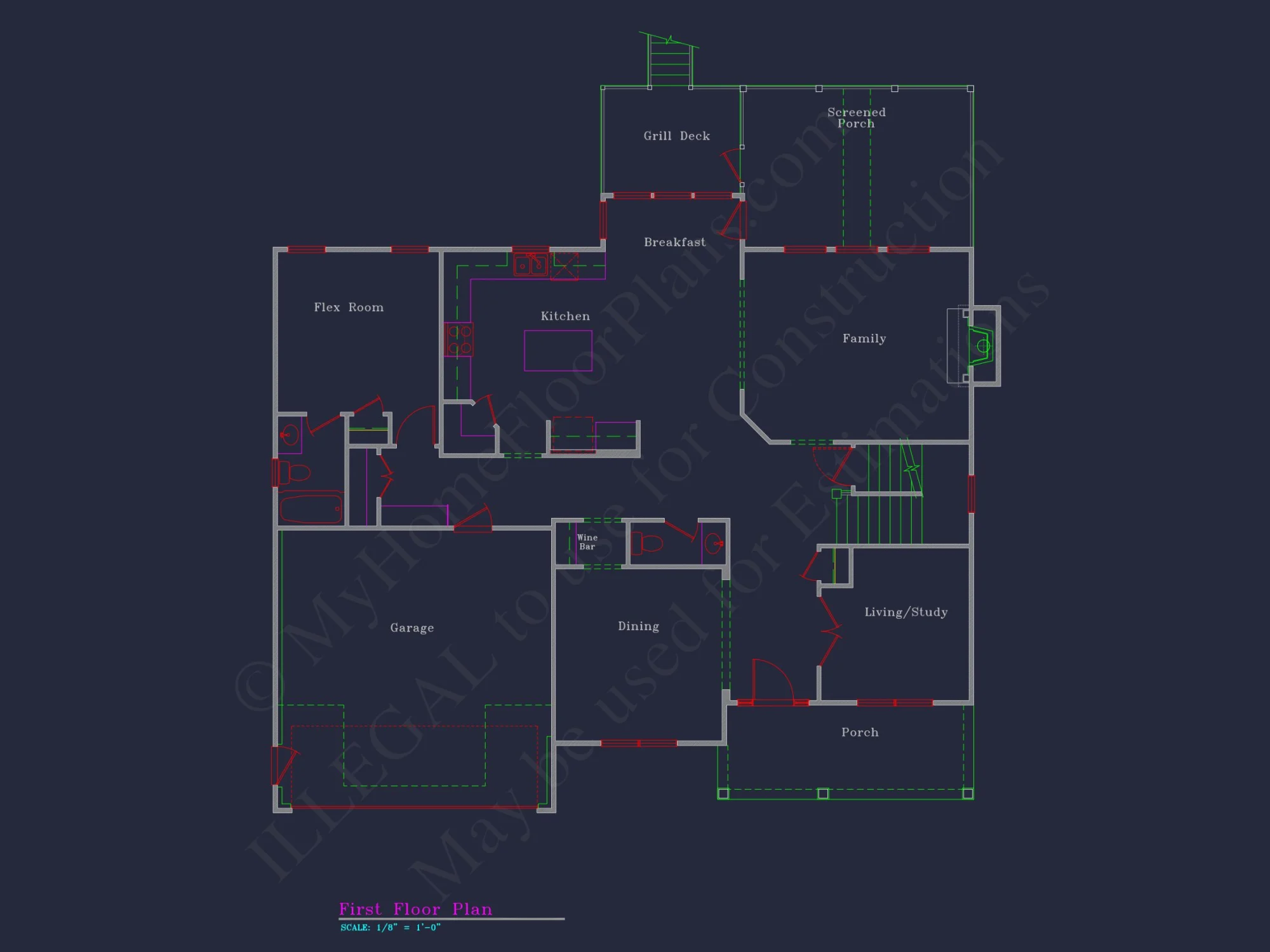 Elegant 4-Bedroom house Plan with CAD Architecture Designs