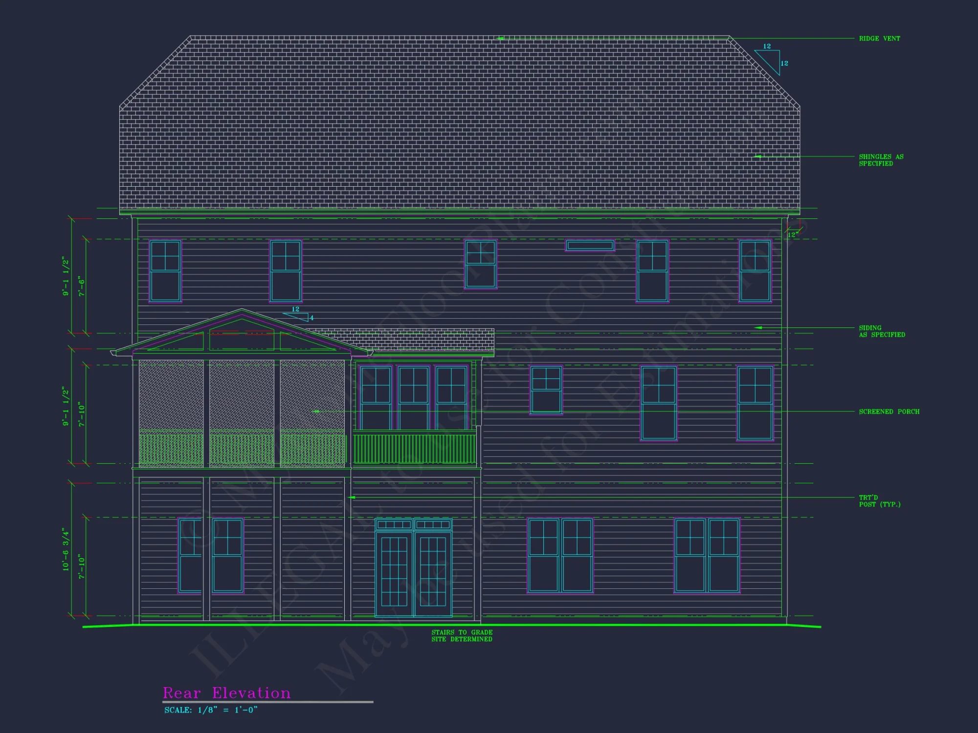 Elegant 4-Bedroom house Plan with CAD Architecture Designs