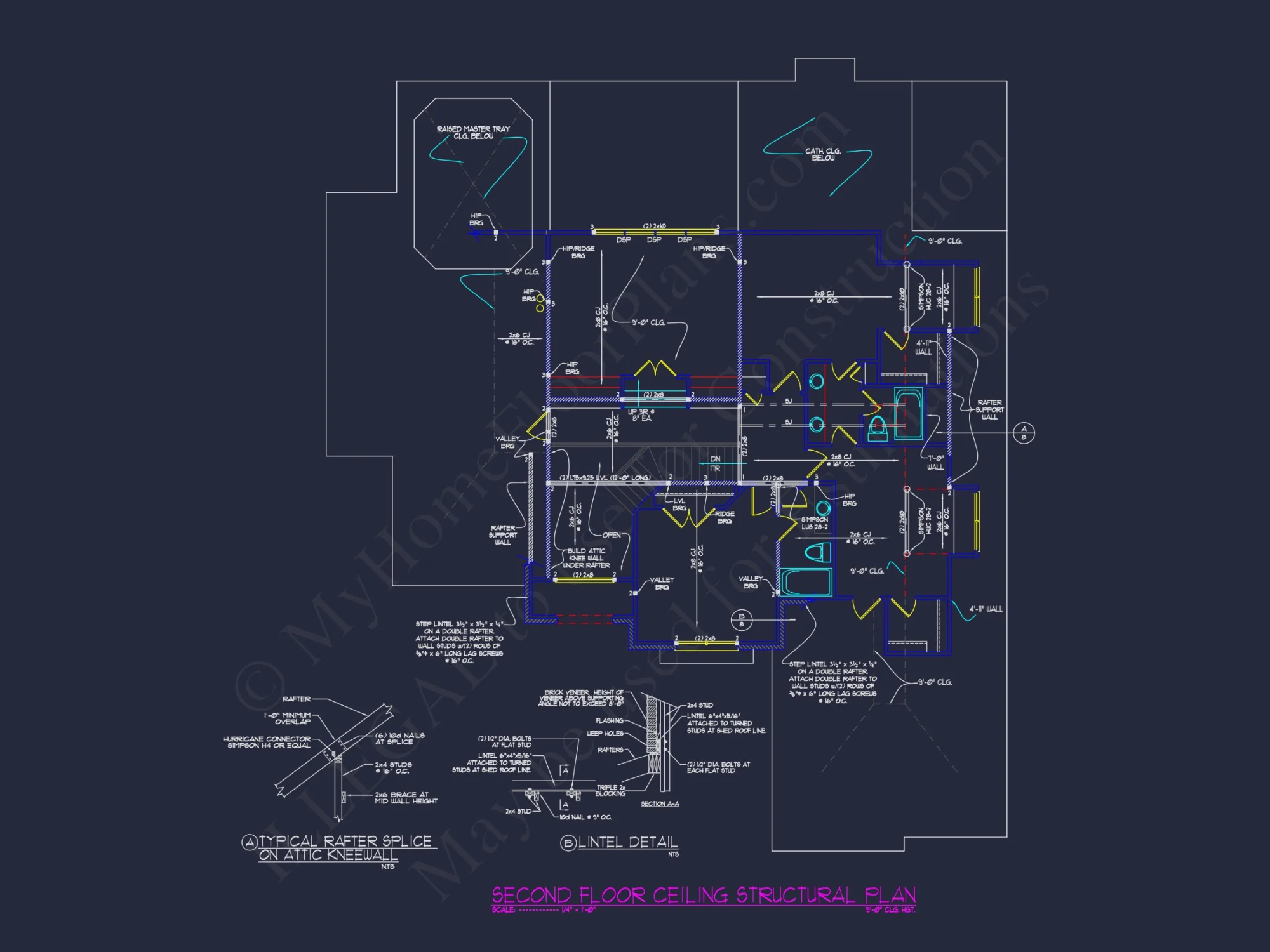 Customizable house Plan with CAD Blueprint, Architecture Designs
