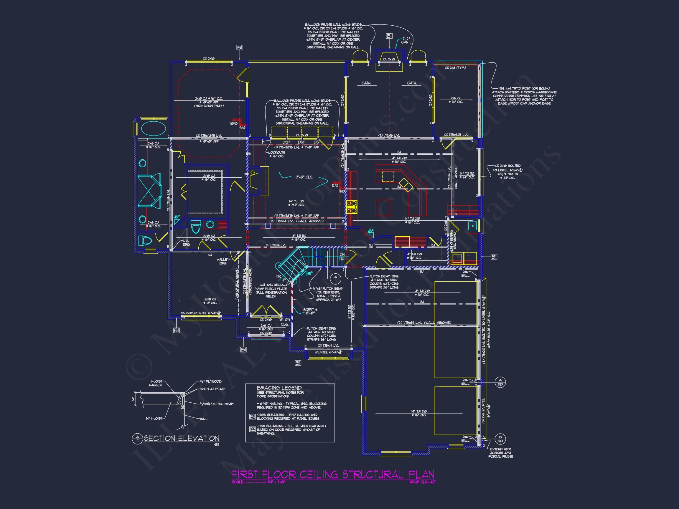 12-2814 HOUSE PLAN - Customizable House Plan with CAD Blueprint, Architecture Designs 14 Customizable house Plan with CAD Blueprint, Architecture Designs